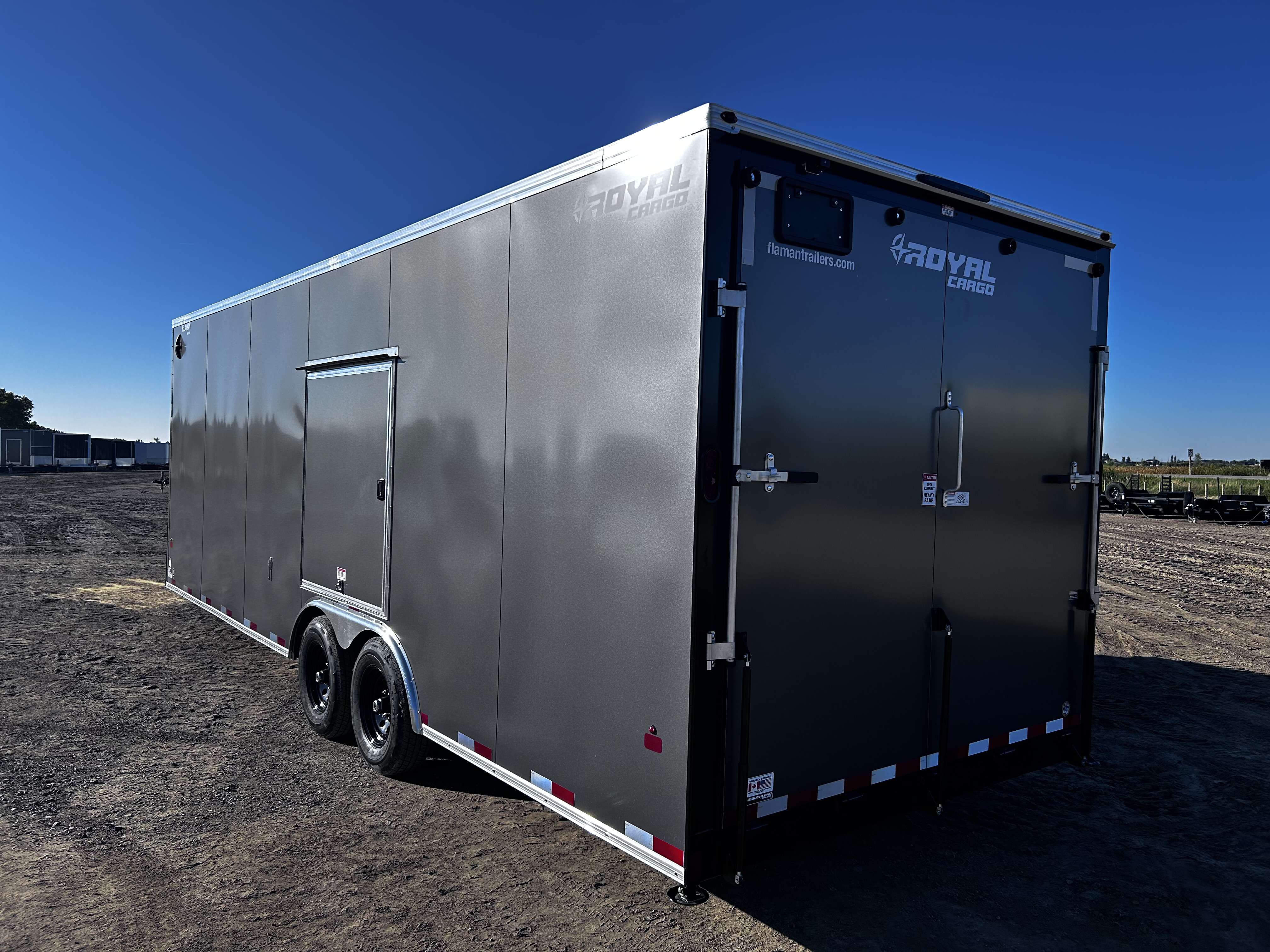 2027 Royal LARC 8'6" x 24' + V-Nose Car Hauler Trailer