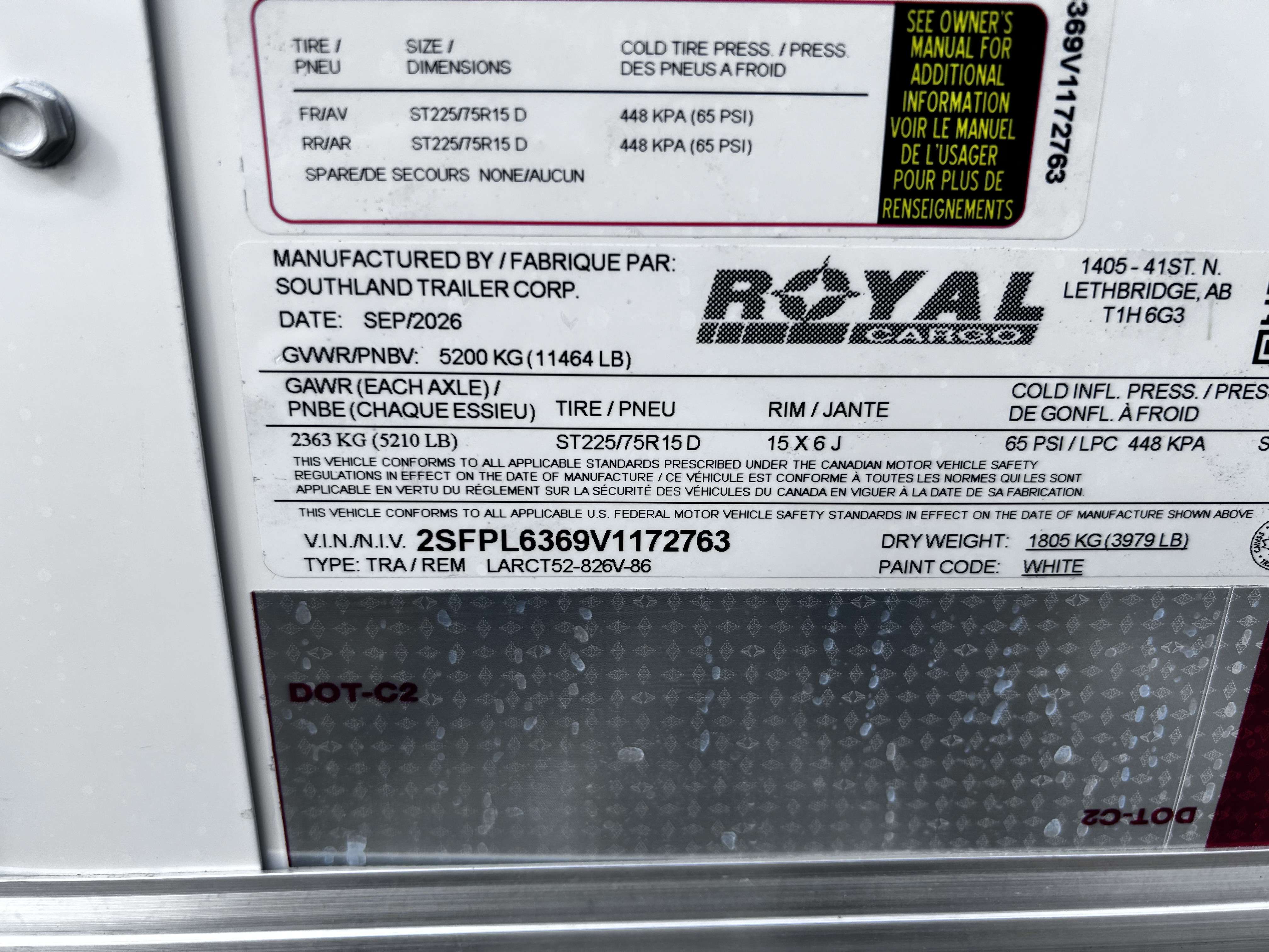2027 Royal LARC 8'6" x 24' + V-Nose Car Hauler Trailer