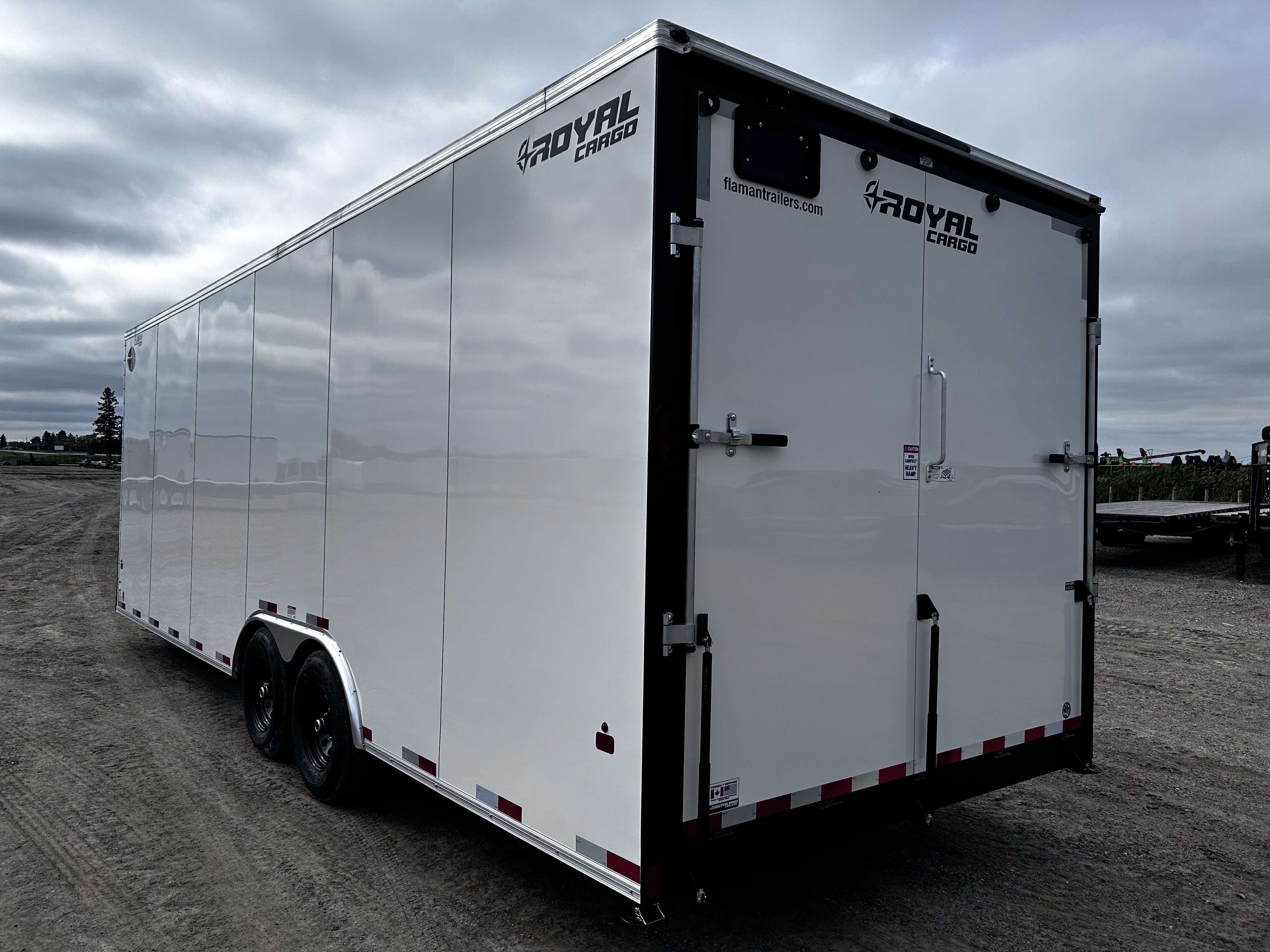 2027 Royal LARC 8'6" x 24' + V-Nose Car Hauler Trailer