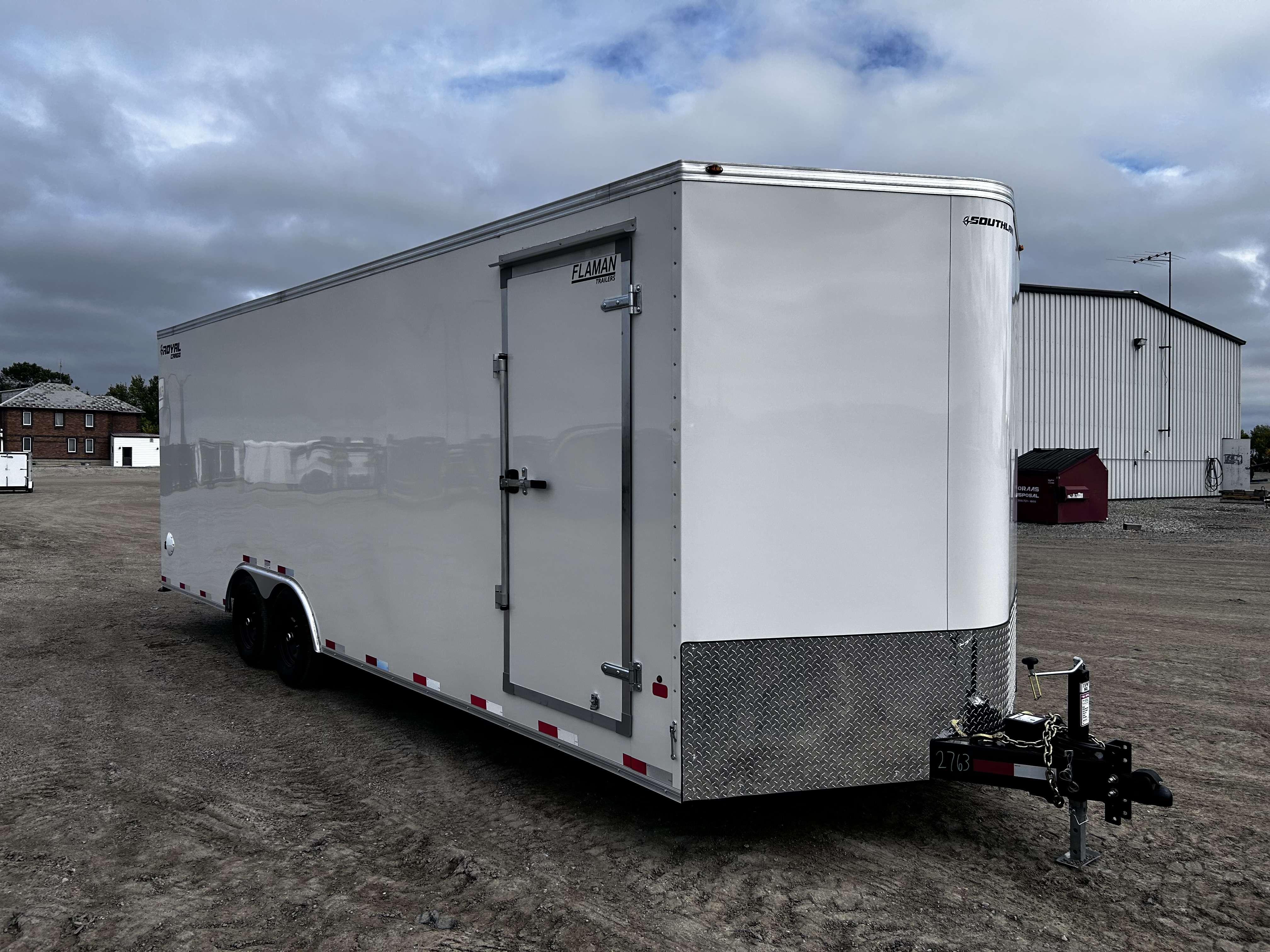 2027 Royal LARC 8'6" x 24' + V-Nose Car Hauler Trailer