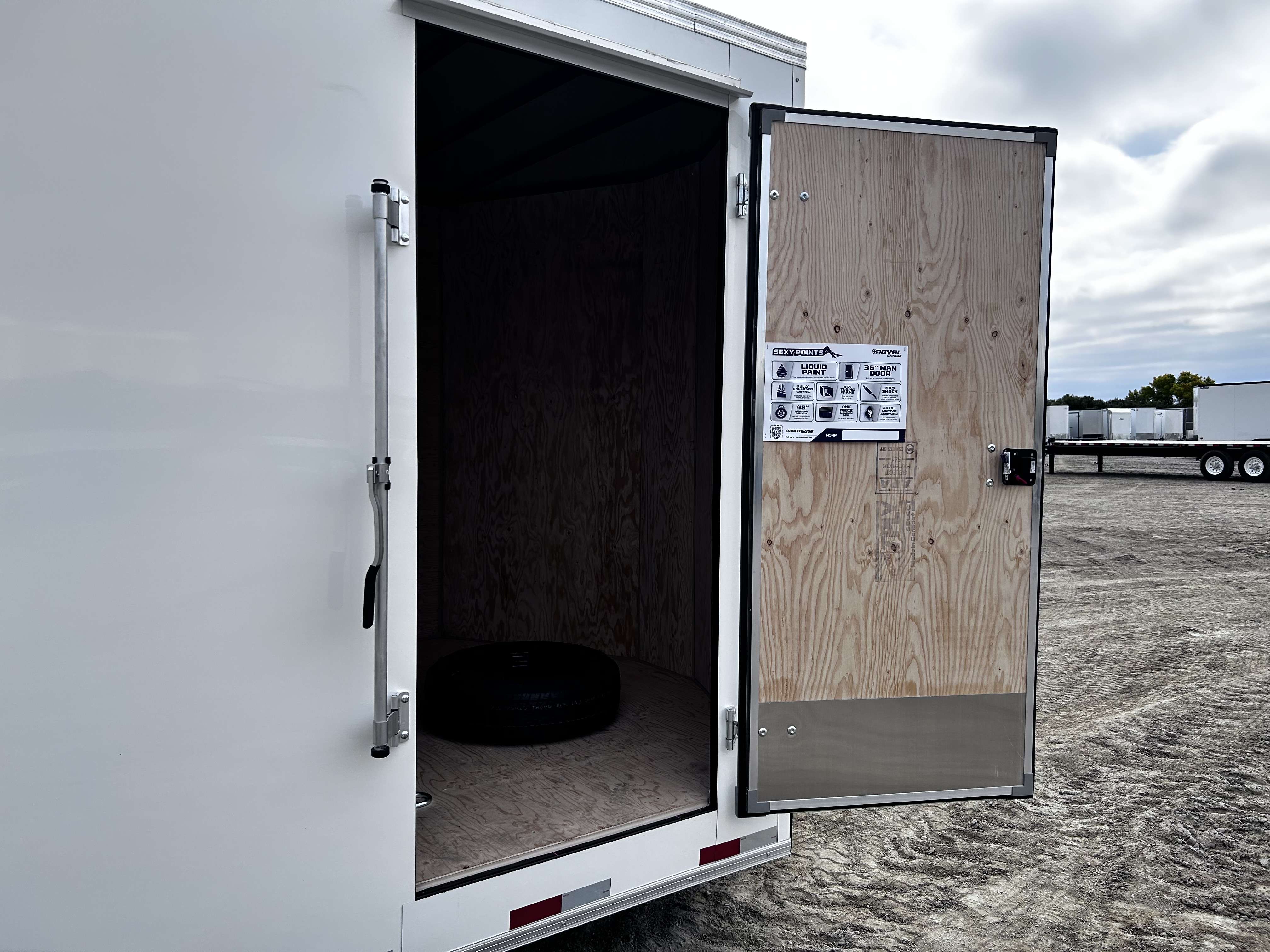 2027 Royal LARC 8'6" x 24' + V-Nose Car Hauler Trailer