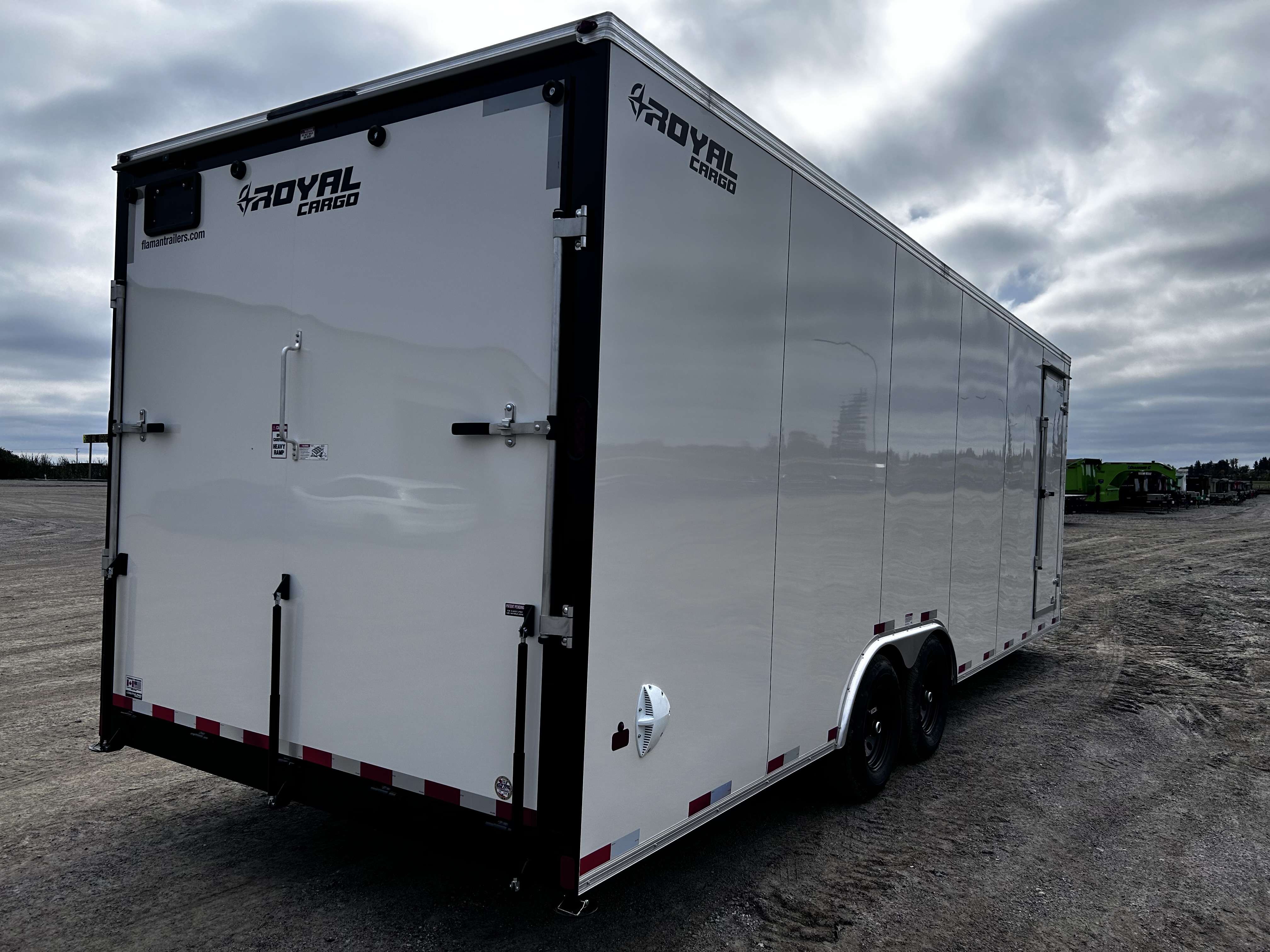 2027 Royal LARC 8'6" x 24' + V-Nose Car Hauler Trailer