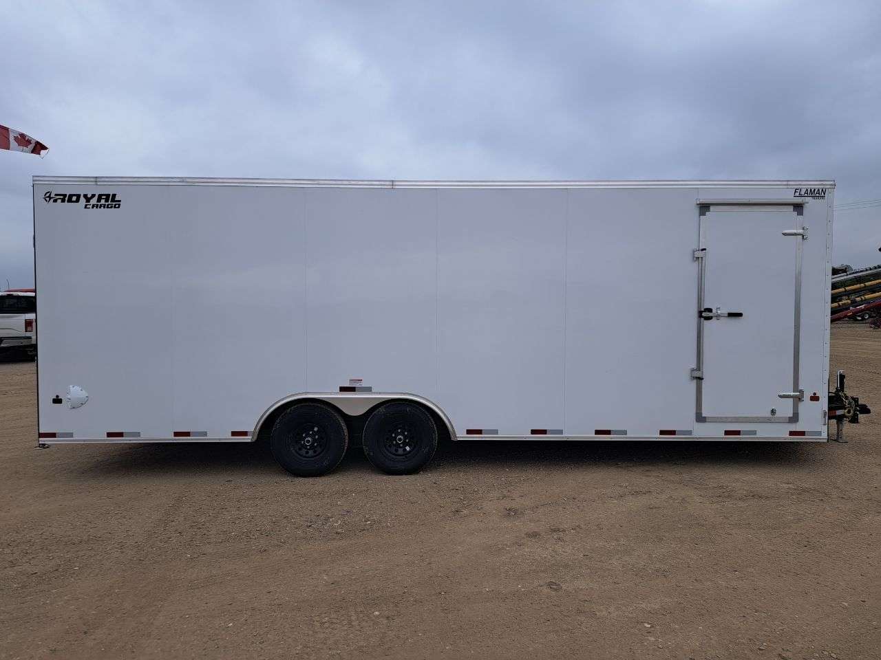 2027 Royal LARC 8'6" x 24' + V-Nose Car Hauler Trailer