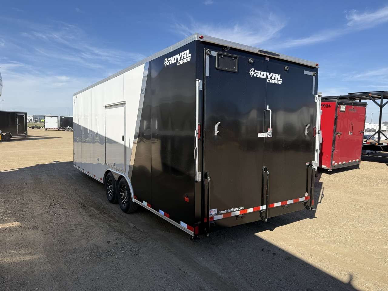 2027 Royal LARC 8'6" x 24' + V-Nose Car Hauler Trailer