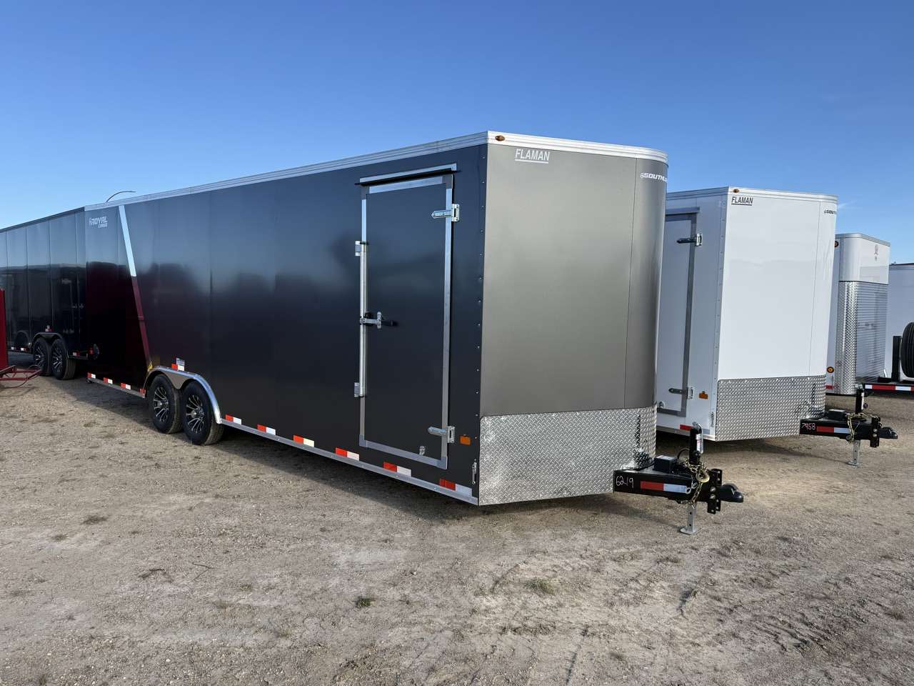 2027 Royal LARC 8'6" x 24' + V-Nose Car Hauler Trailer