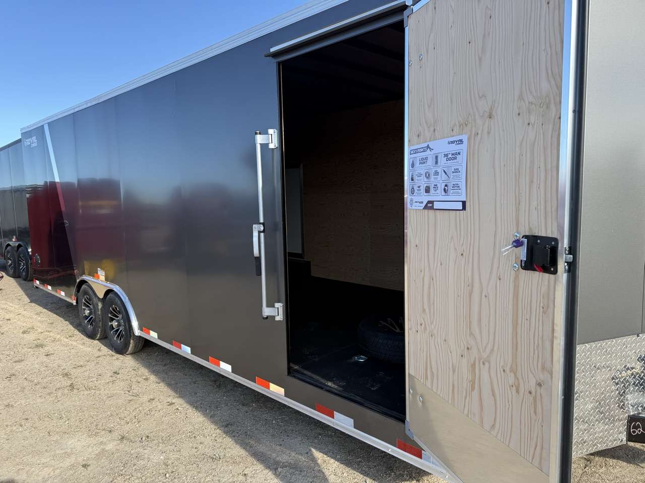 2027 Royal LARC 8'6" x 24' + V-Nose Car Hauler Trailer