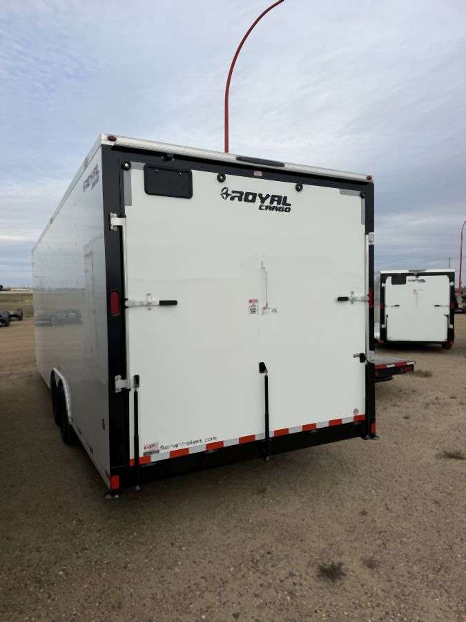 2027 Royal LARC 8'6" x 24' + V-Nose Car Hauler Trailer