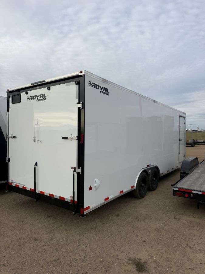 2027 Royal LARC 8'6" x 24' + V-Nose Car Hauler Trailer