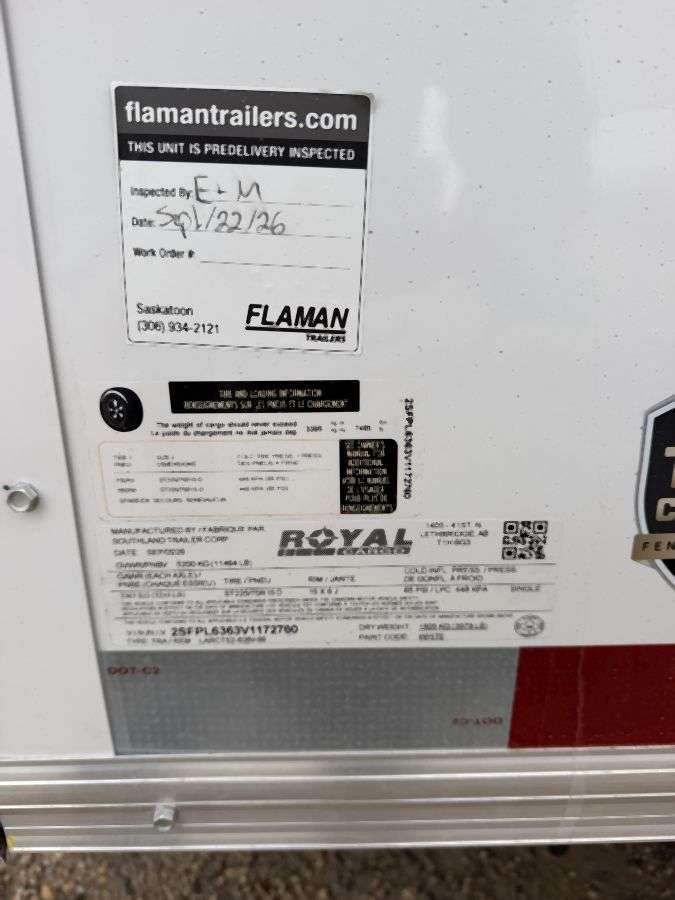2027 Royal LARC 8'6" x 24' + V-Nose Car Hauler Trailer