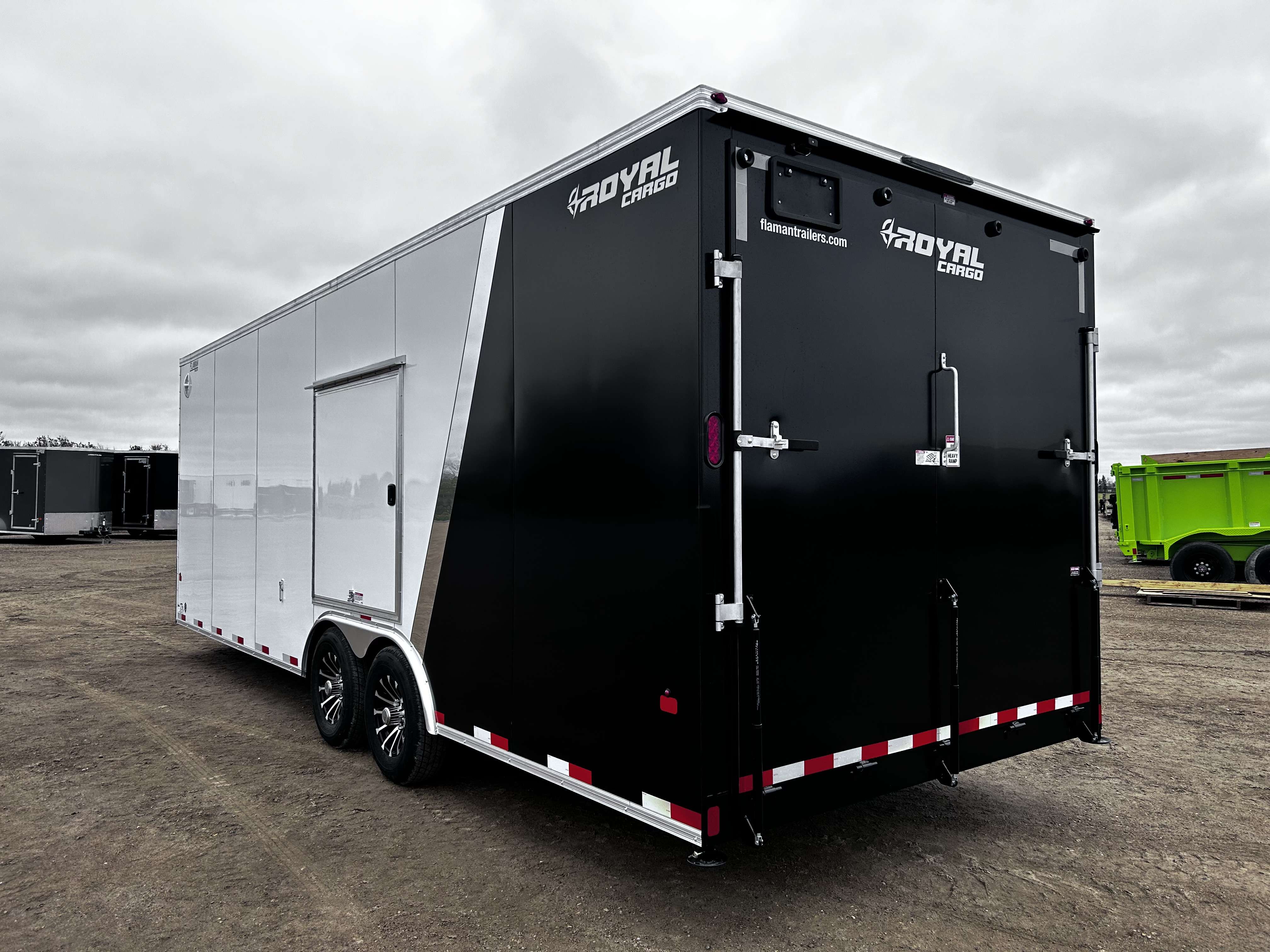 2027 Royal LARC 8'6" x 24' + V-Nose Car Hauler Trailer