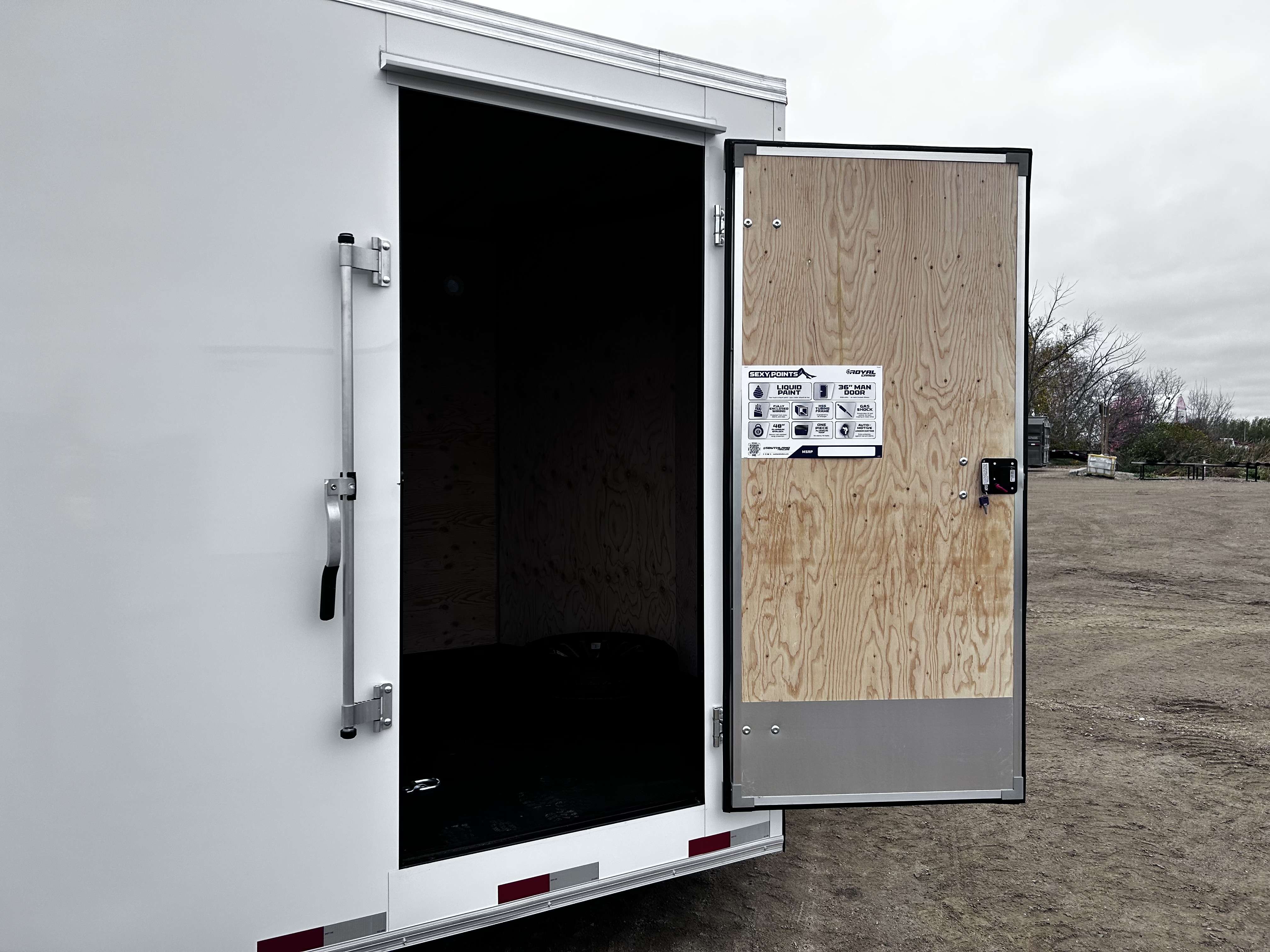 2027 Royal LARC 8'6" x 24' + V-Nose Car Hauler Trailer