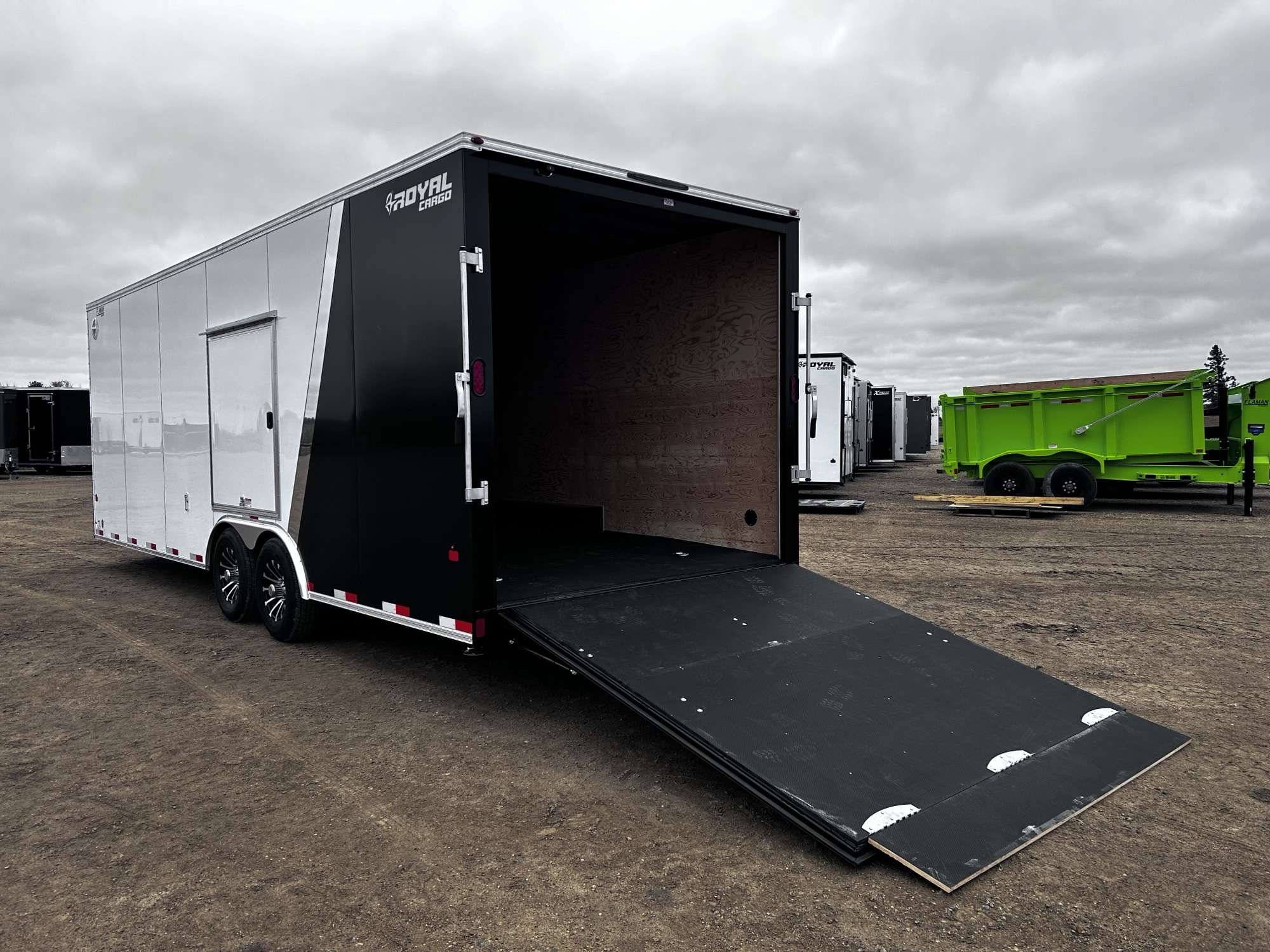 2027 Royal LARC 8'6" x 24' + V-Nose Car Hauler Trailer