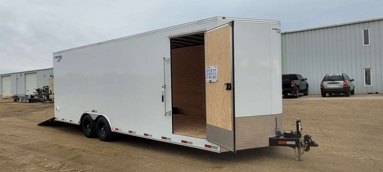 2027 Royal LARC 8'6" x 24' + V-Nose Car Hauler Trailer
