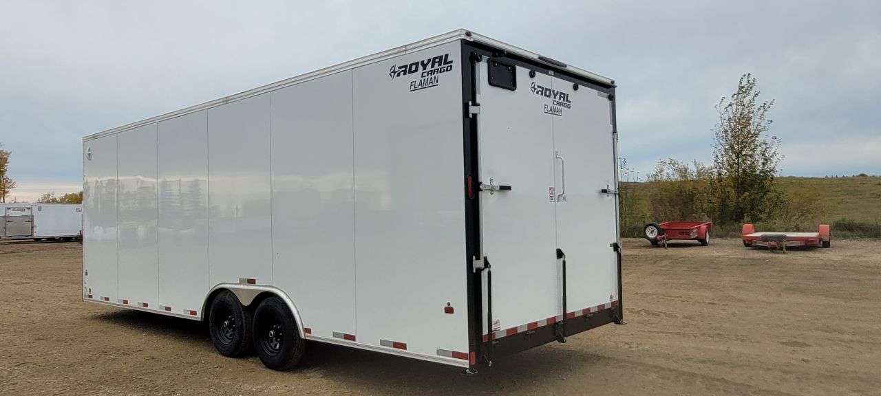2027 Royal LARC 8'6" x 24' + V-Nose Car Hauler Trailer
