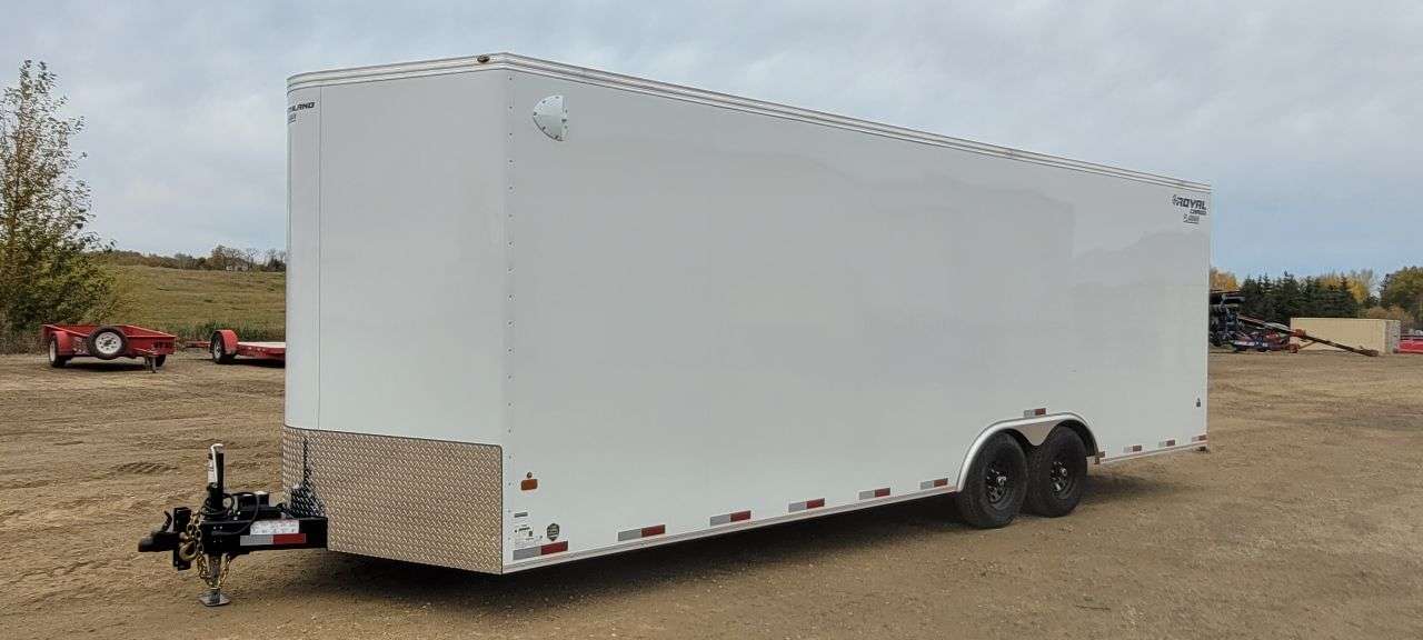 2027 Royal LARC 8'6" x 24' + V-Nose Car Hauler Trailer
