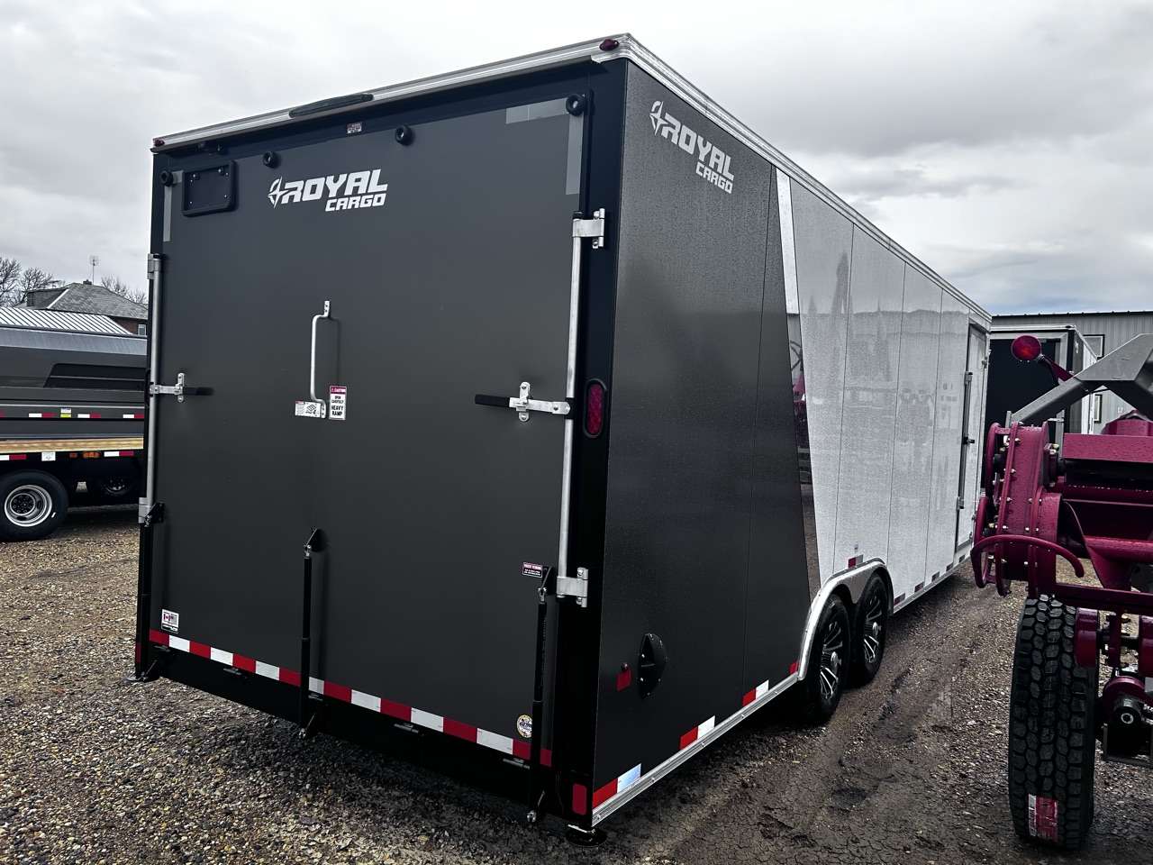 2027 Royal LARC 8'6" x 24' + V-Nose Car Hauler Trailer