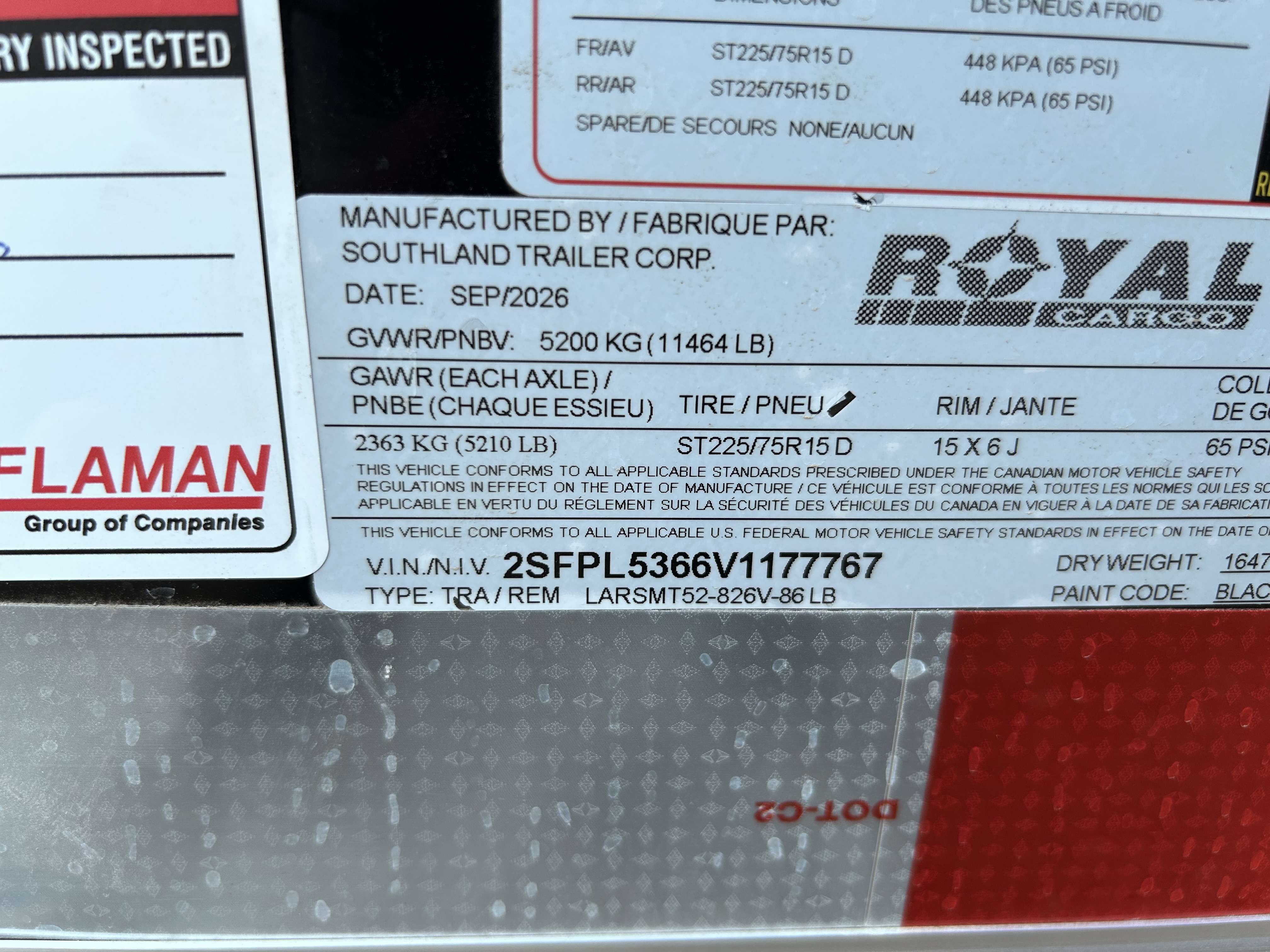 2027 Royal LARSM 8'6" x 22' + 4' V-Nose Toy Hauler Trailer