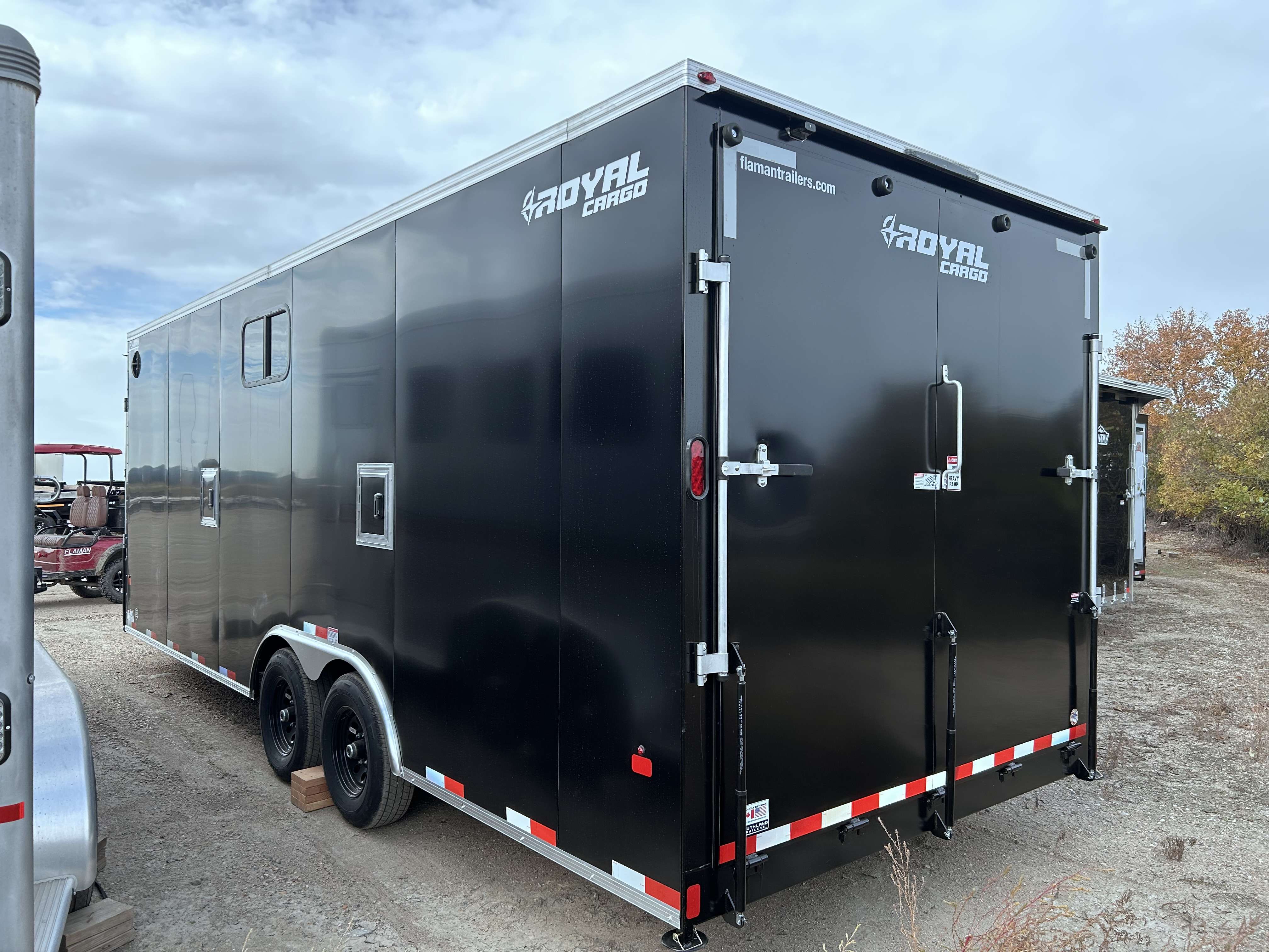 2027 Royal LARSM 8'6" x 22' + 4' V-Nose Toy Hauler Trailer