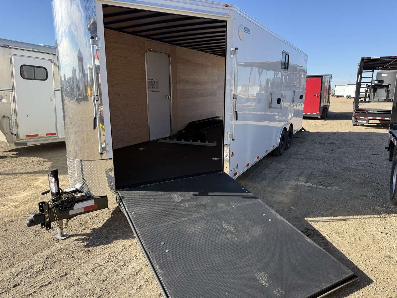2027 Royal LARSM 8'6" x 22' + 4' V-Nose Toy Hauler Trailer