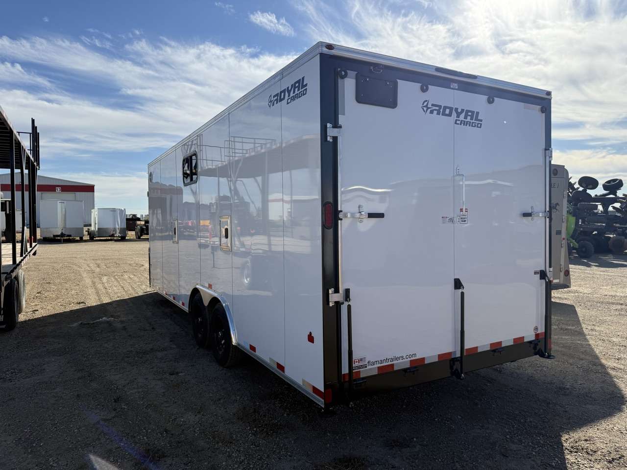2027 Royal LARSM 8'6" x 22' + 4' V-Nose Toy Hauler Trailer