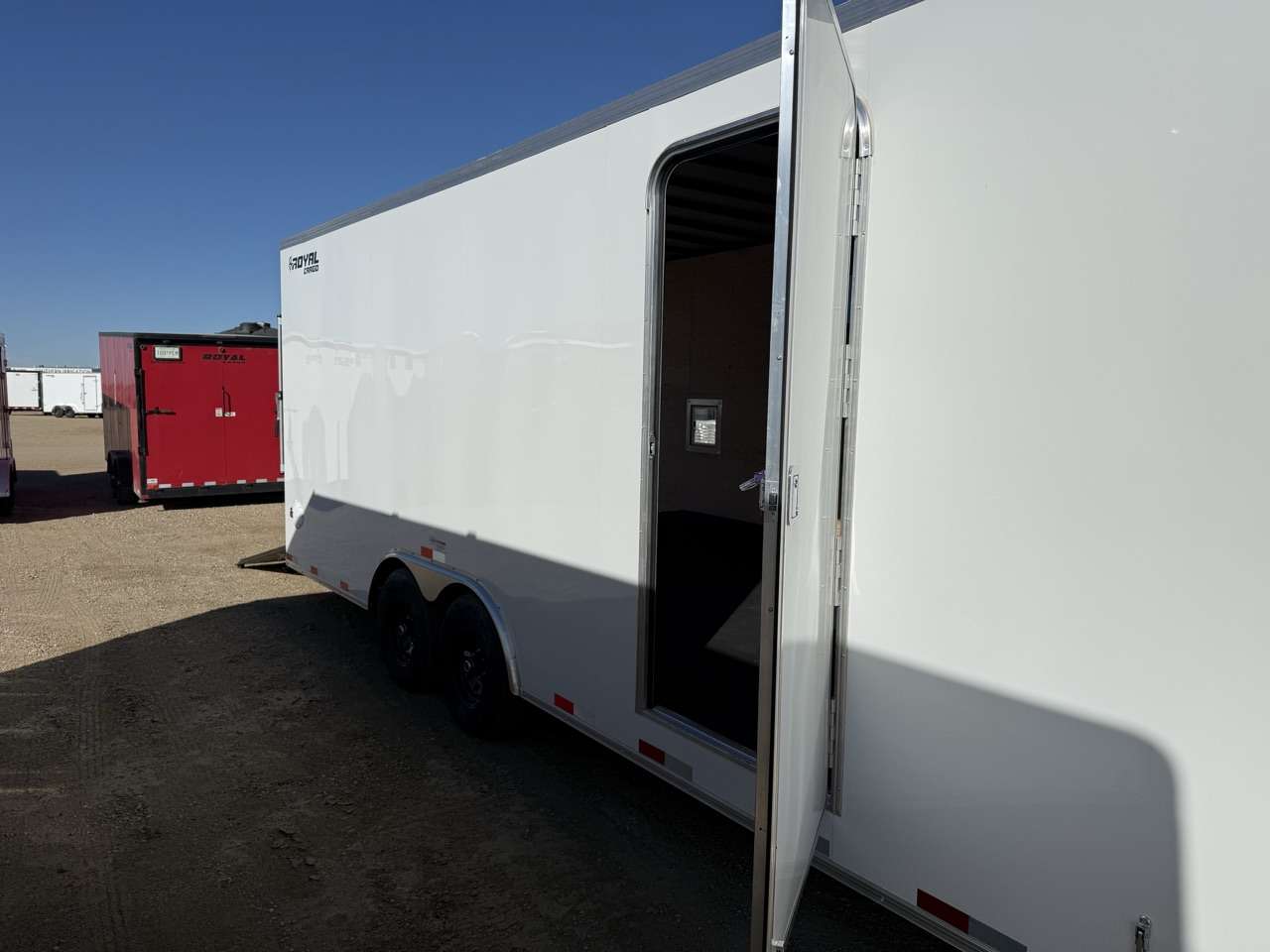 2027 Royal LARSM 8'6" x 22' + 4' V-Nose Toy Hauler Trailer