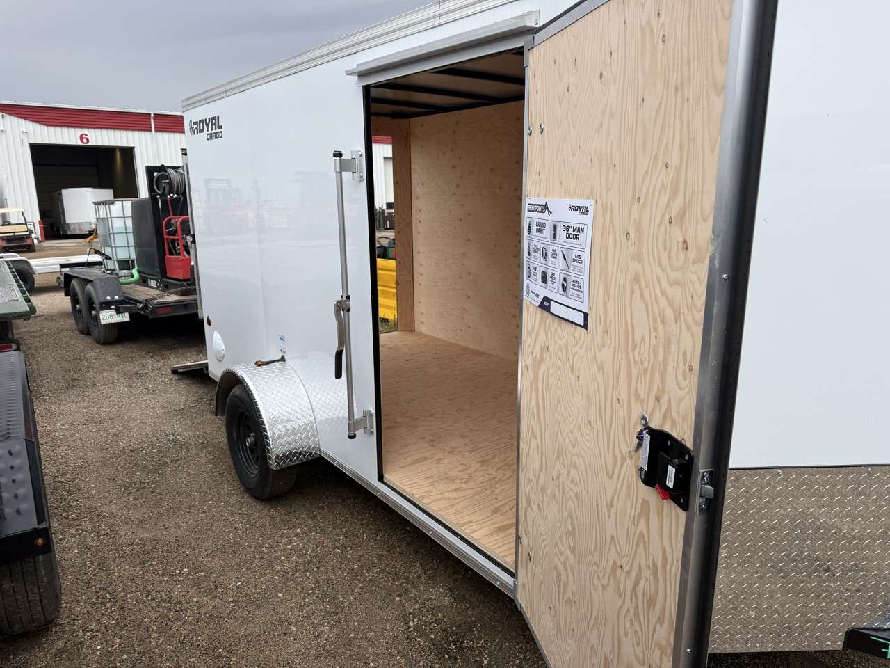 2027 Royal LCH 6' x 12' + V-Nose Cargo Trailer