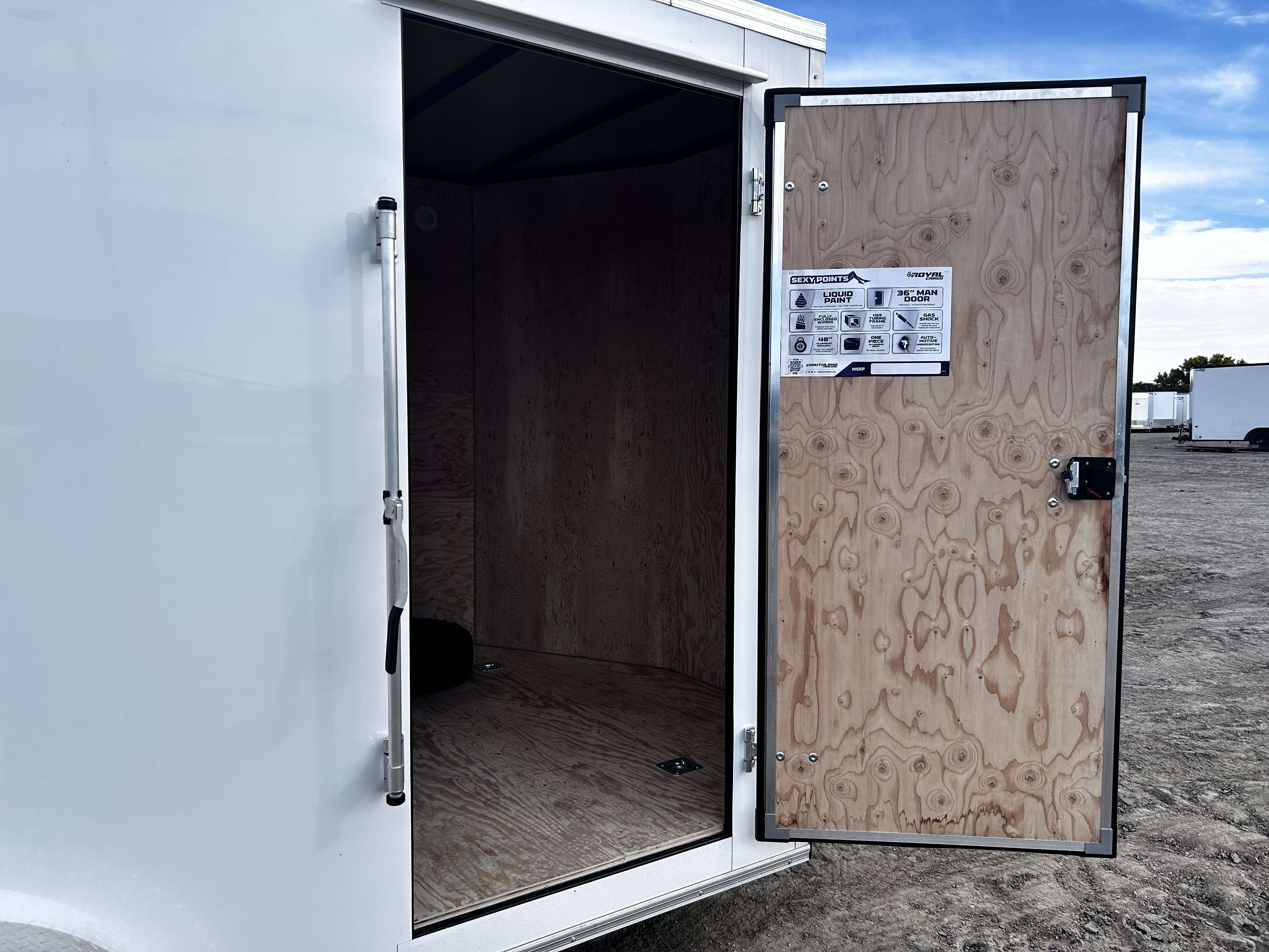 2027 Royal LCH 7'6" x 14' + V-Nose Cargo Trailer
