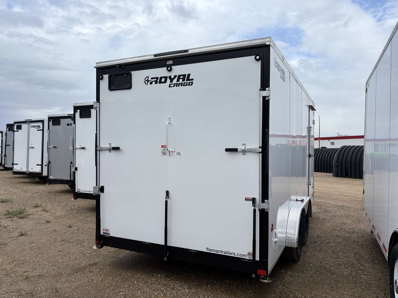 2027 Royal LCH 7'6" x 16' + V-Nose Cargo Trailer