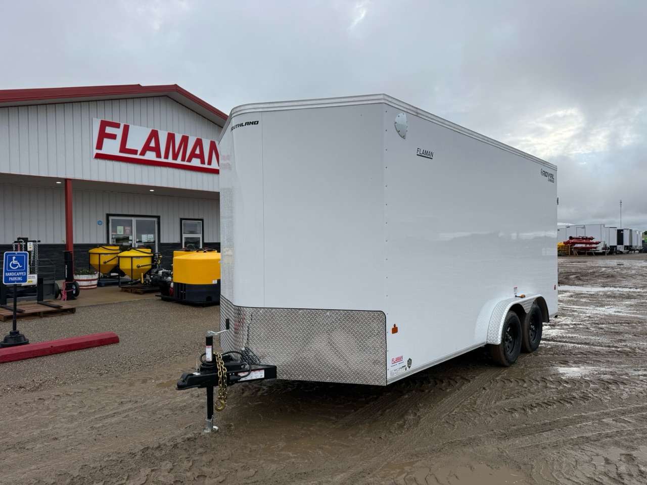 2027 Royal LCH 7'6" x 16' + V-Nose Cargo Trailer