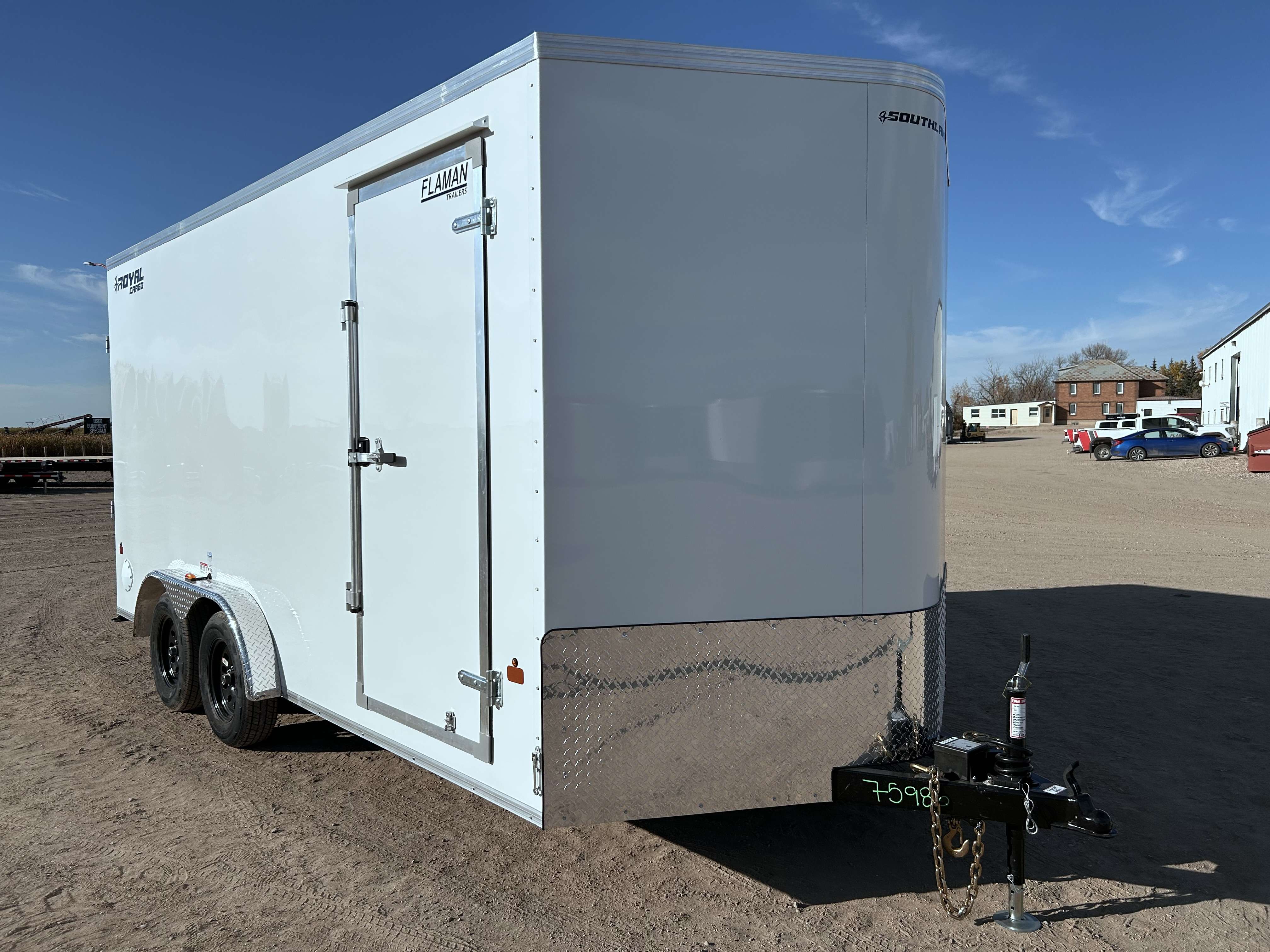 2027 Royal LCH 7'6" x 16' + V-Nose Cargo Trailer