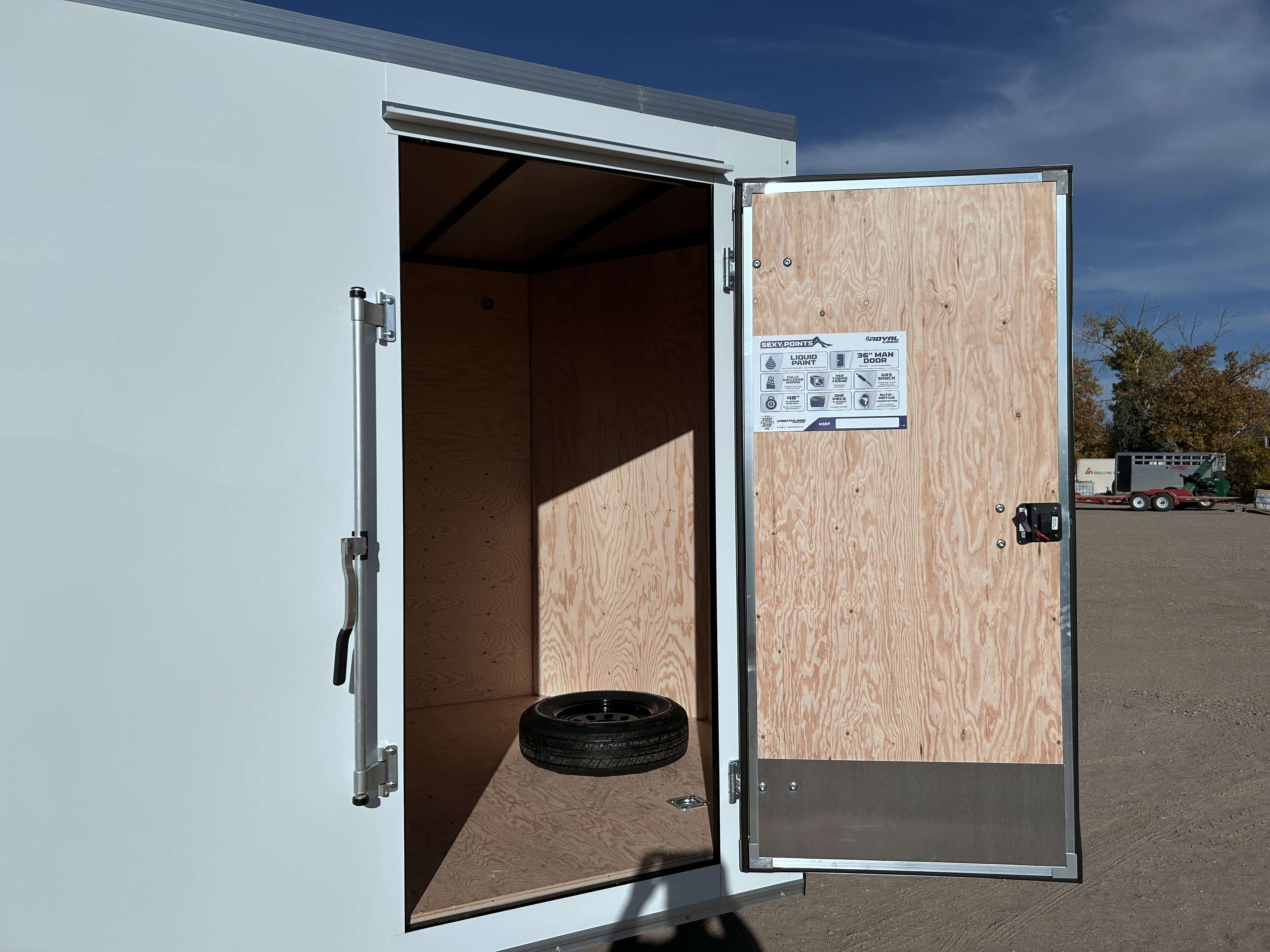 2027 Royal LCH 7'6" x 16' + V-Nose Cargo Trailer