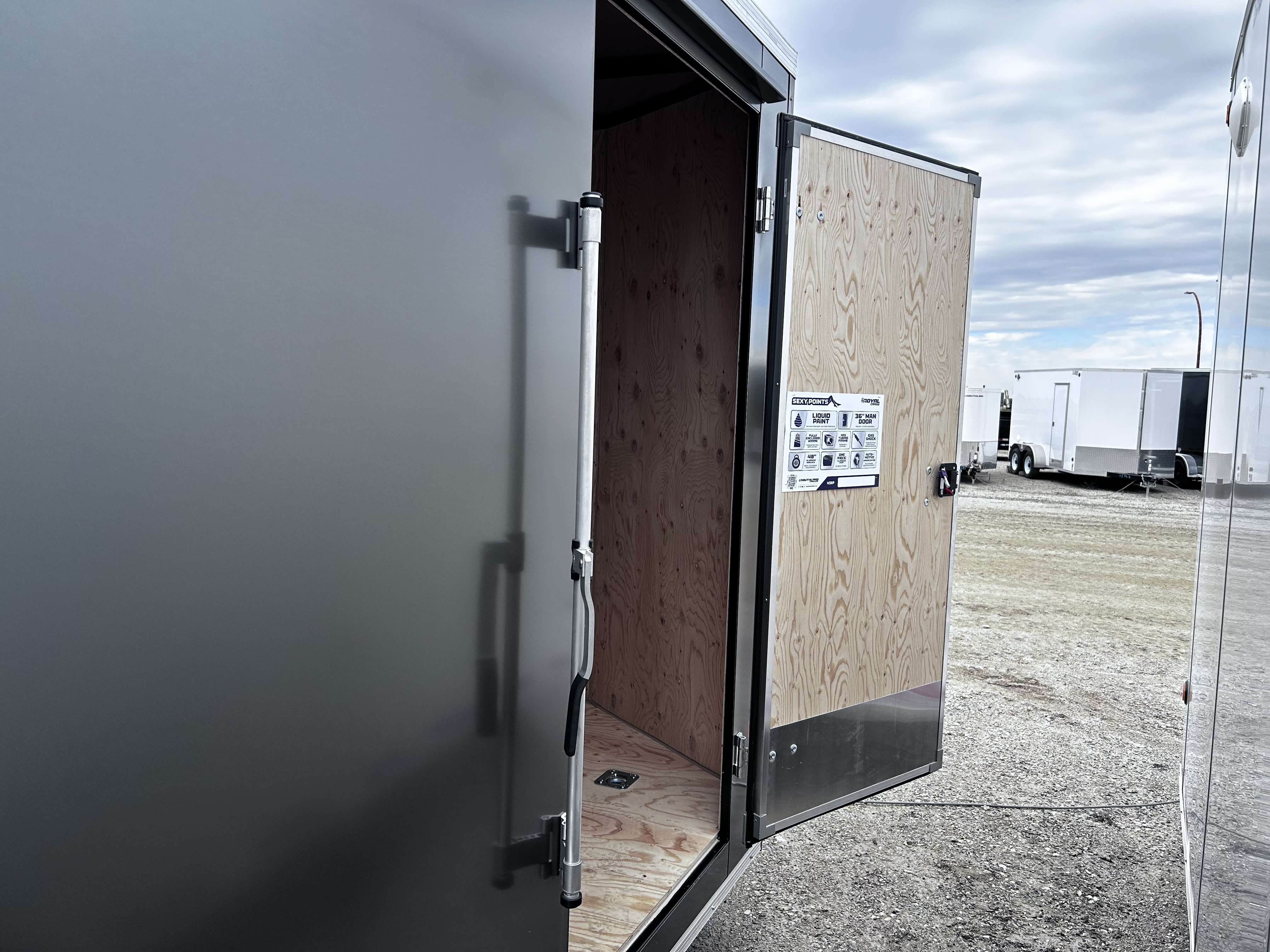 2027 Royal LCH 7' x 14' + V-Nose Cargo Trailer
