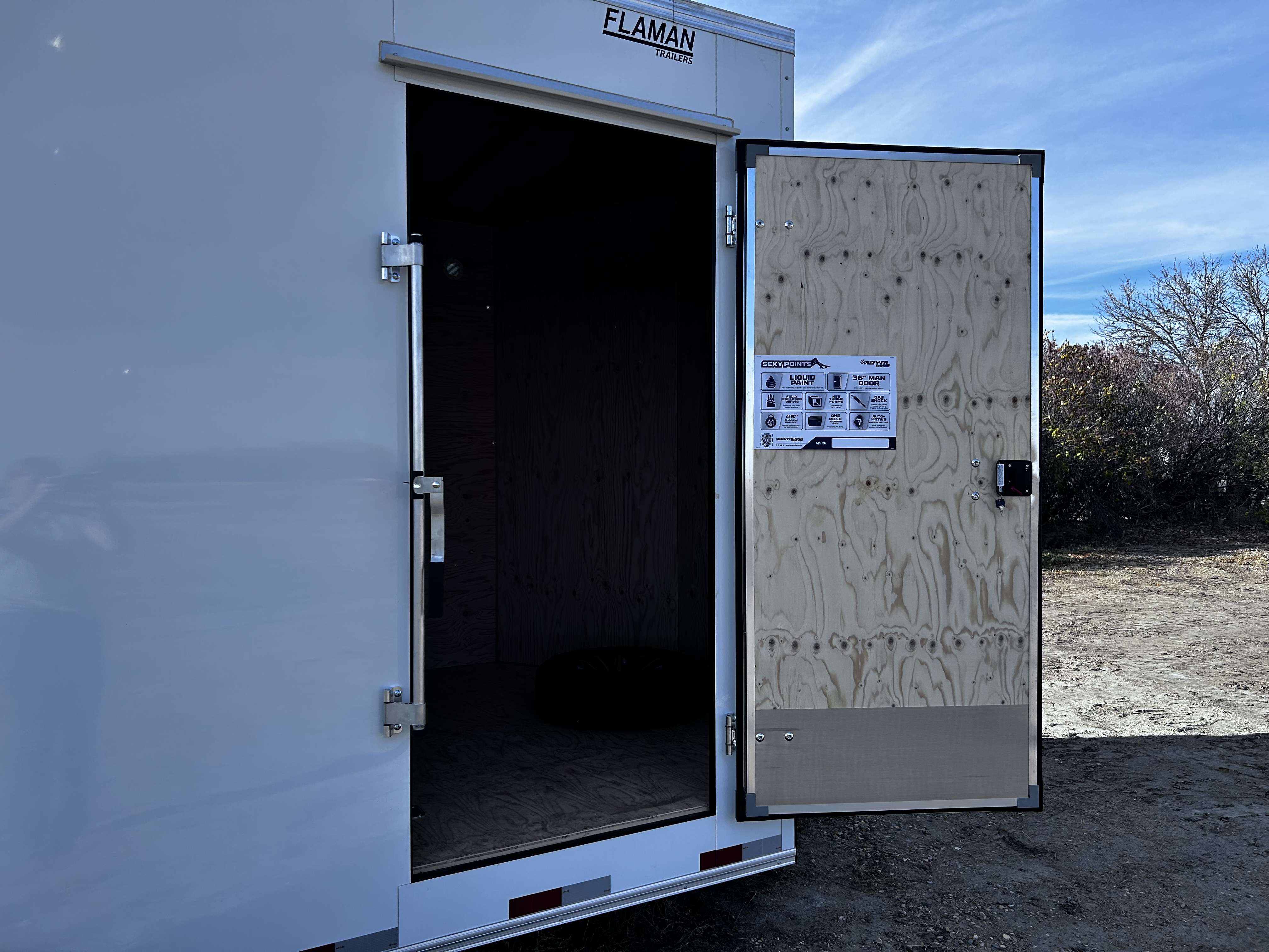 2027 Royal LCH 8'6" x 16' + V-Nose Cargo Trailer