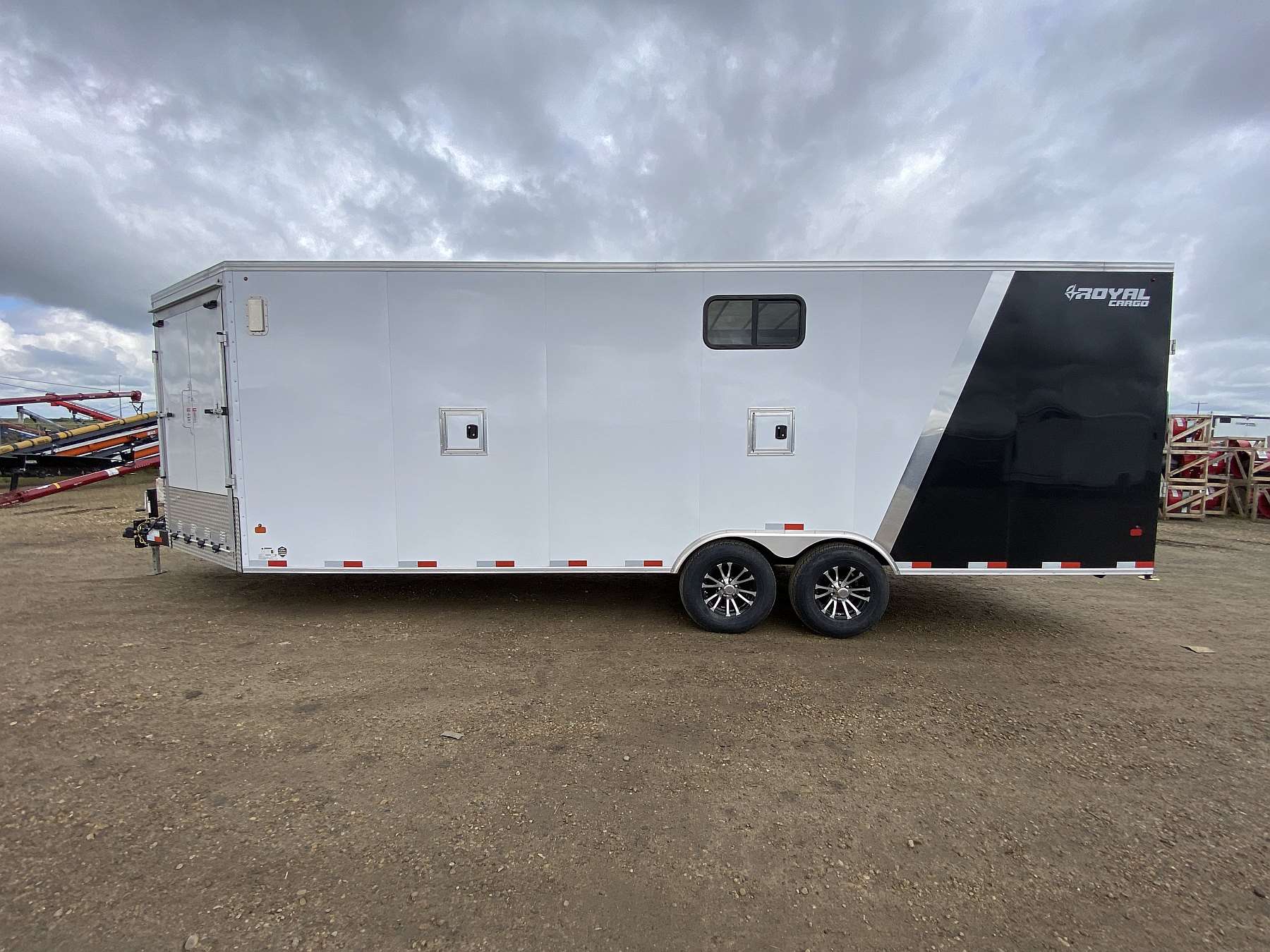 2027 Royal XR 8.5'x28' Mid Deck Enclosed Sled Trailer