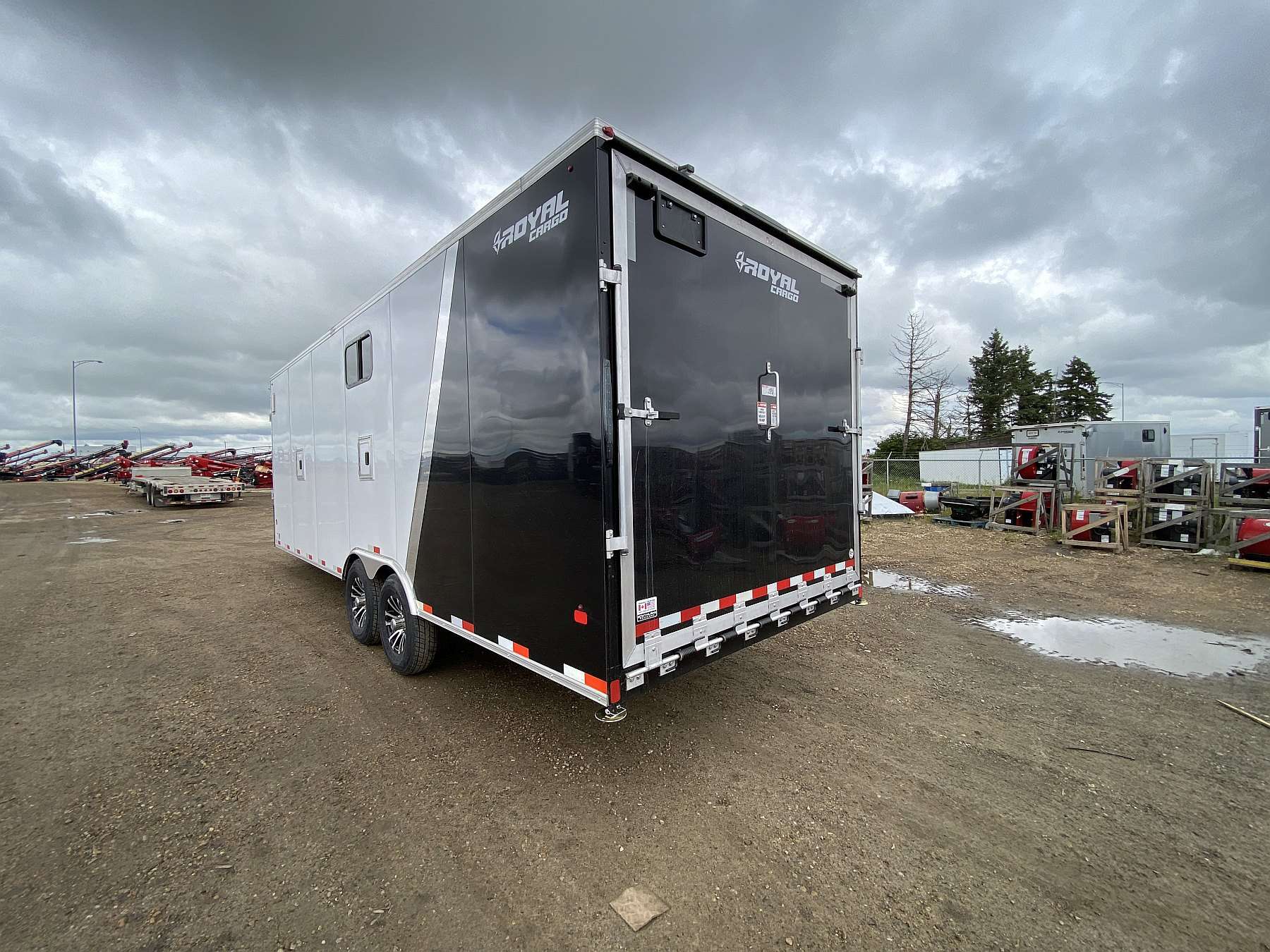 2027 Royal XR 8.5'x28' Mid Deck Enclosed Sled Trailer