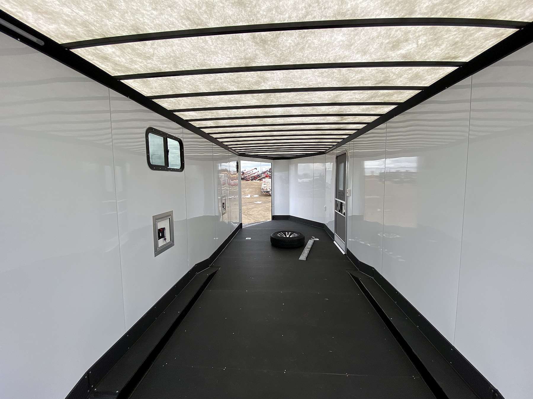2027 Royal XR 8.5'x28' Mid Deck Enclosed Sled Trailer