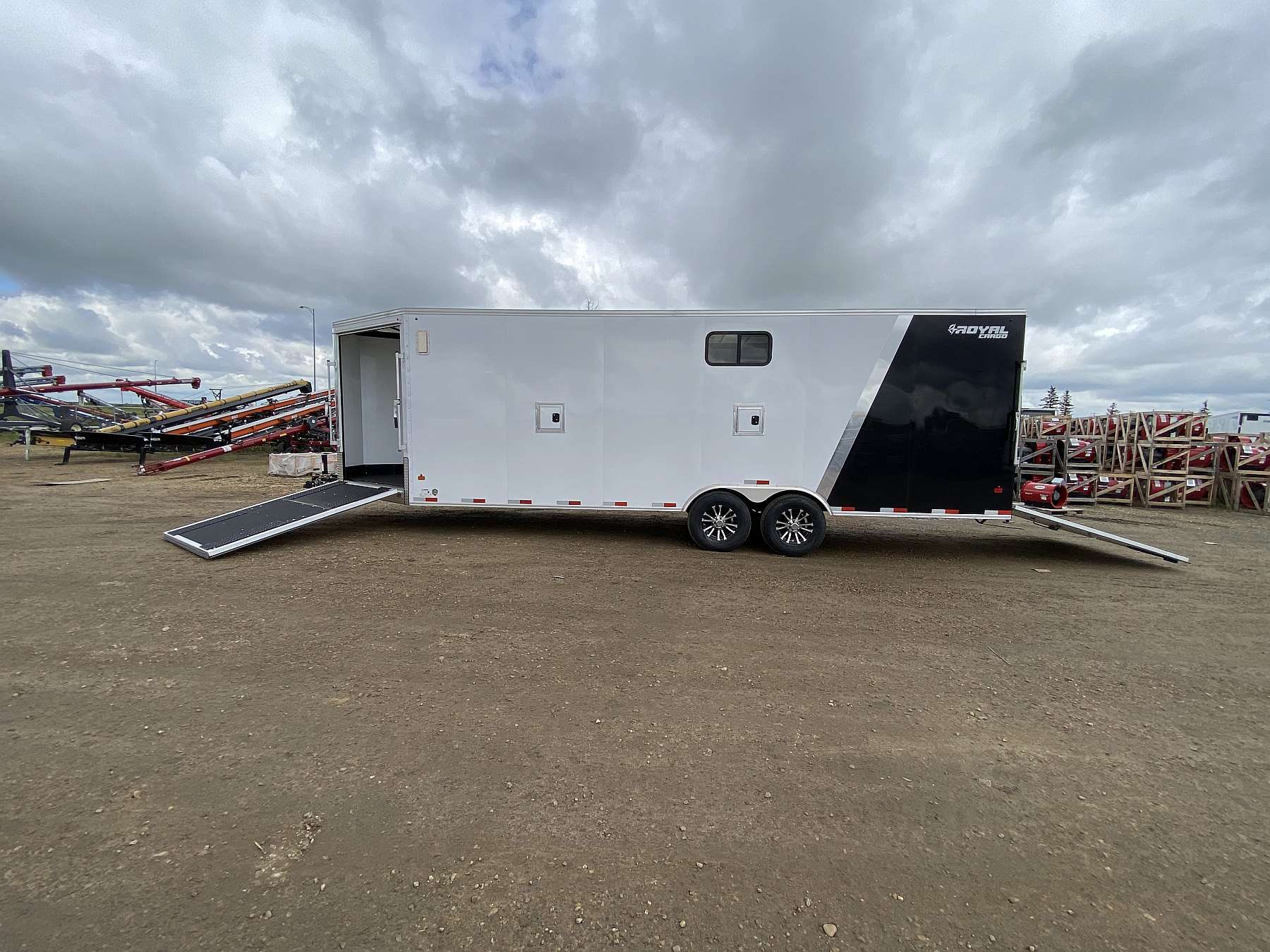 2027 Royal XR 8.5'x28' Mid Deck Enclosed Sled Trailer
