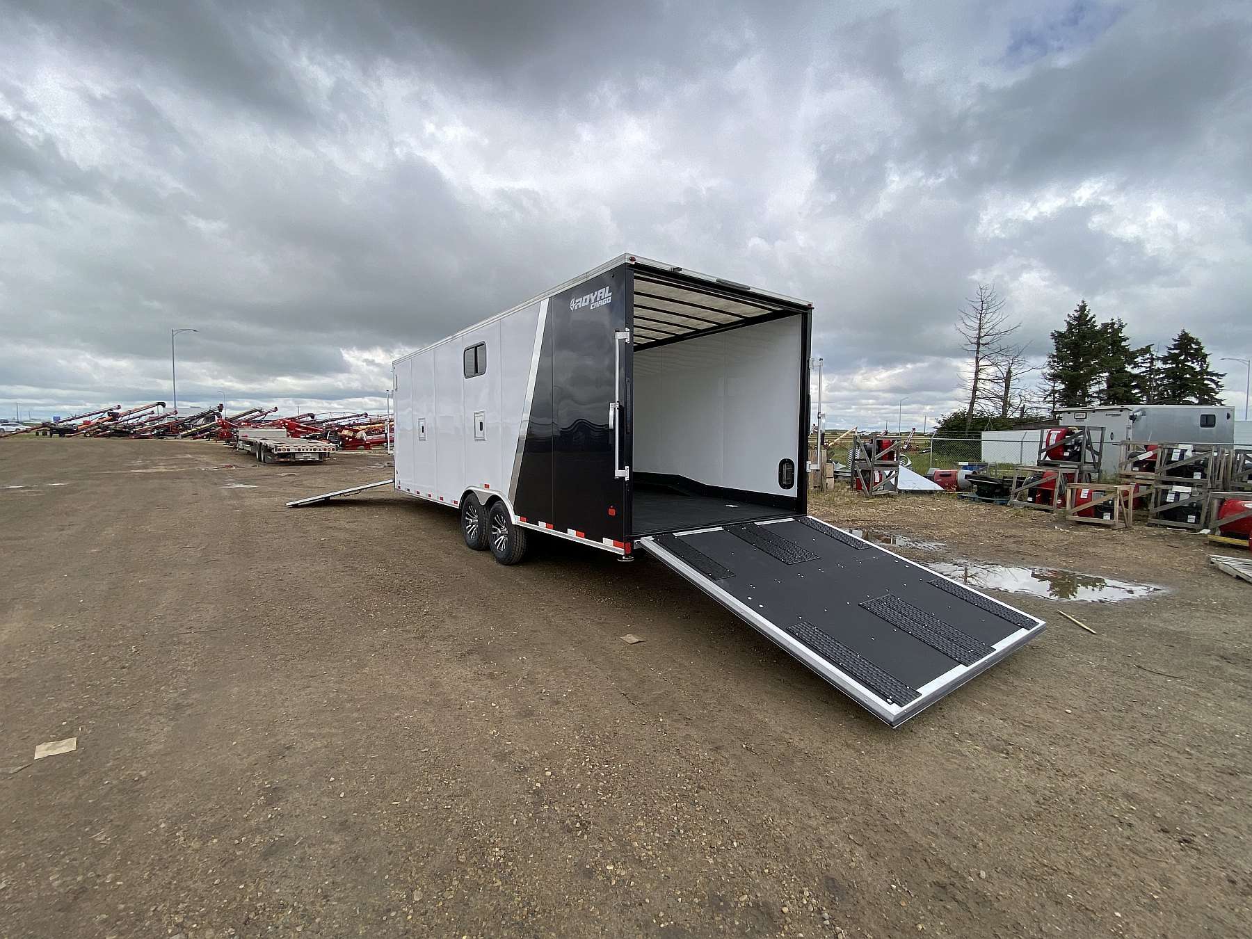 2027 Royal XR 8.5'x28' Mid Deck Enclosed Sled Trailer