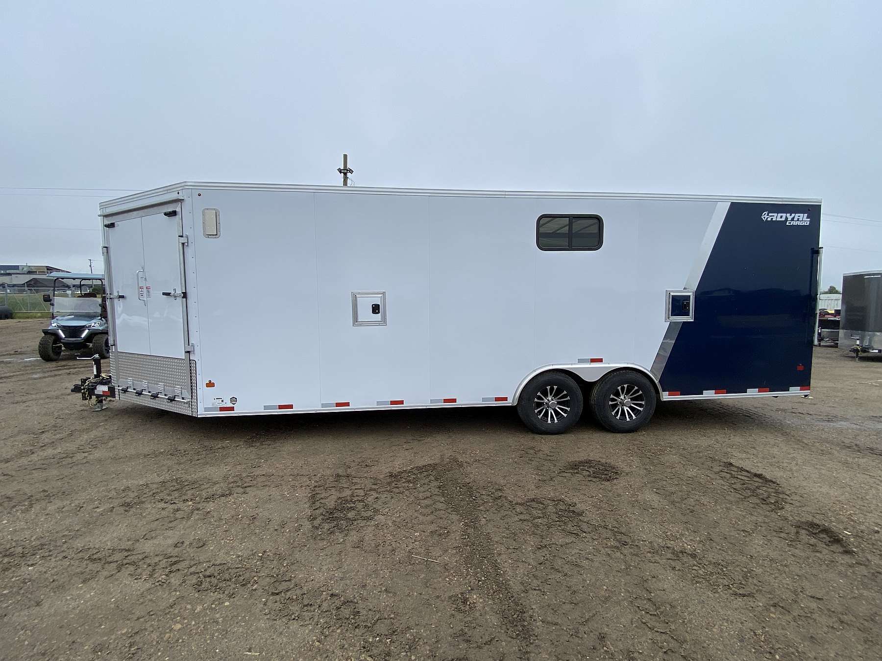 2027 Royal XR 8'x24' + 4' Lowboy Enclosed Sled Trailer