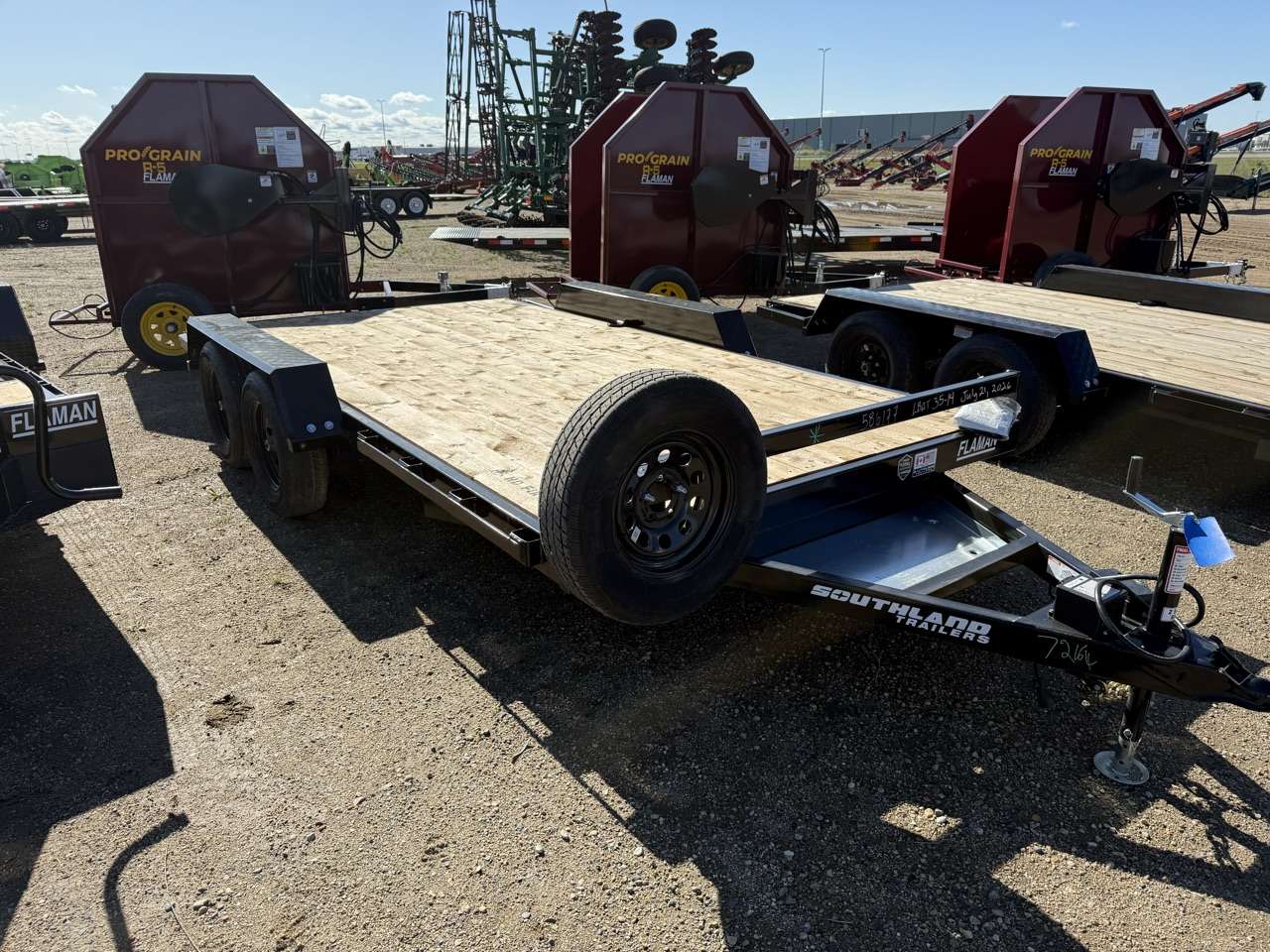 2027 Southland 14' Flat Deck Tandem 3.5K Trailer