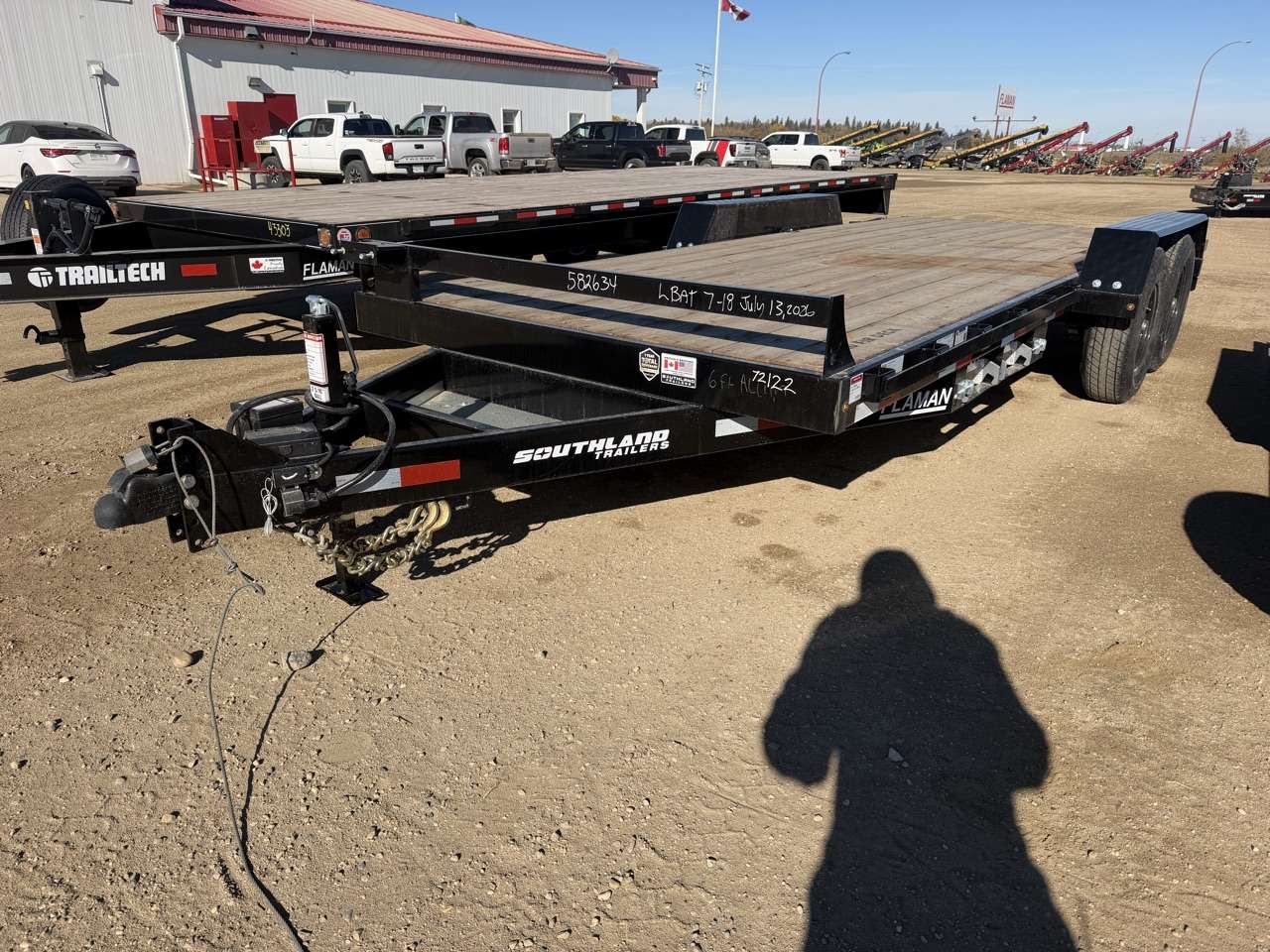 2027 Southland 18' Flat Deck Tandem 7K Trailer