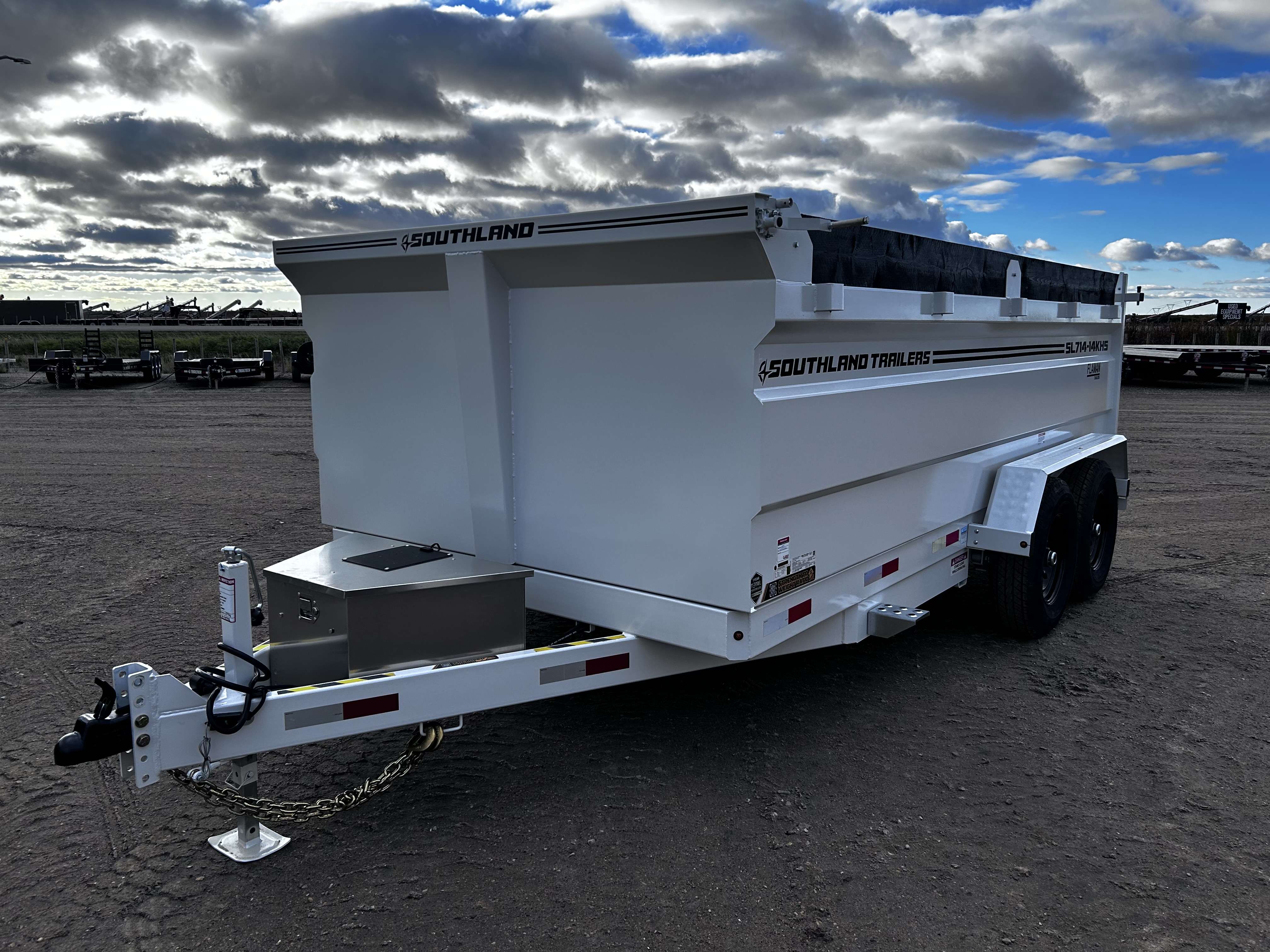 2027 Southland 7' x 14' High Side Dump Tandem 7K Trailer