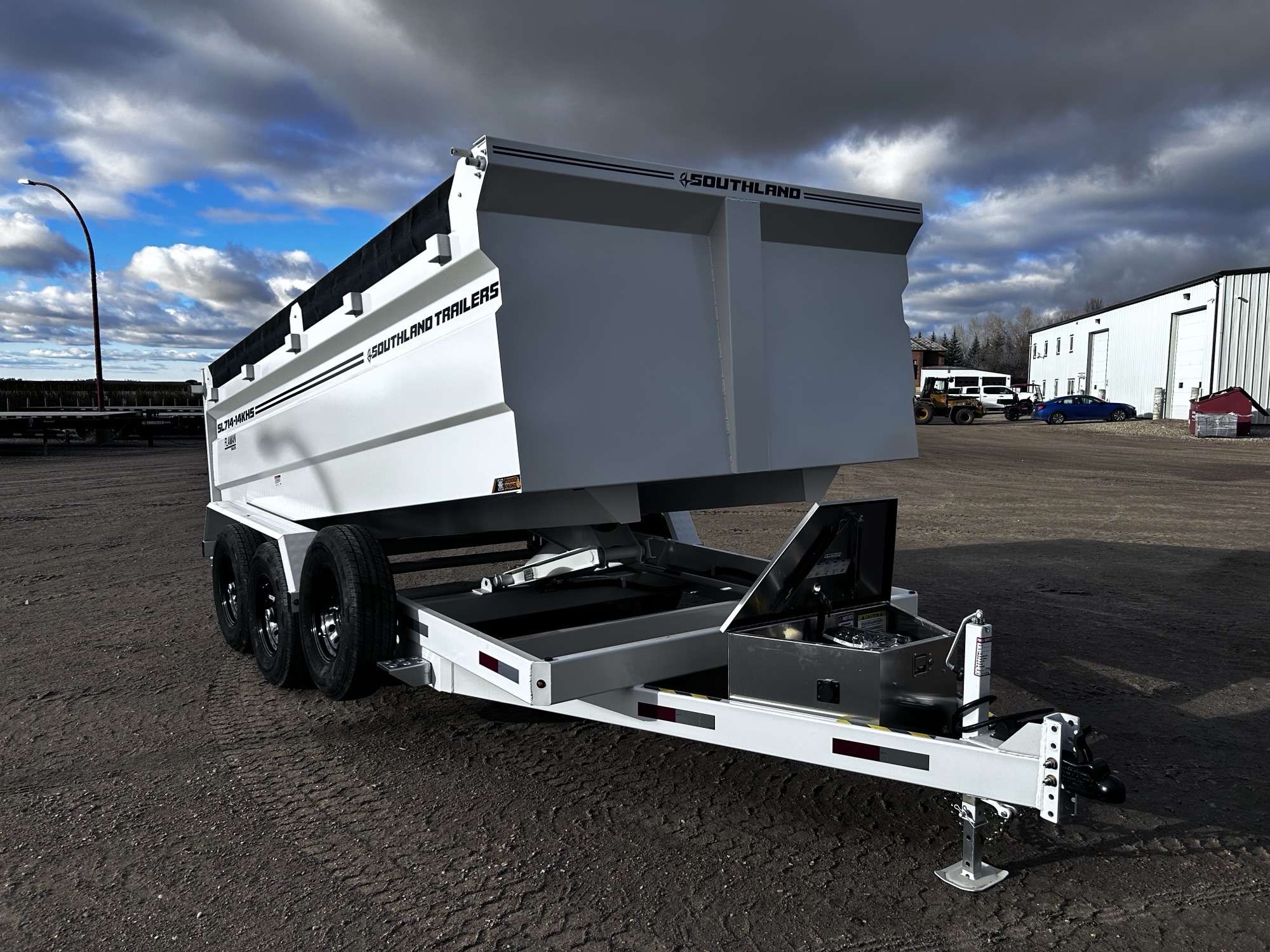 2027 Southland 7' x 14' High Side Dump Tandem 7K Trailer