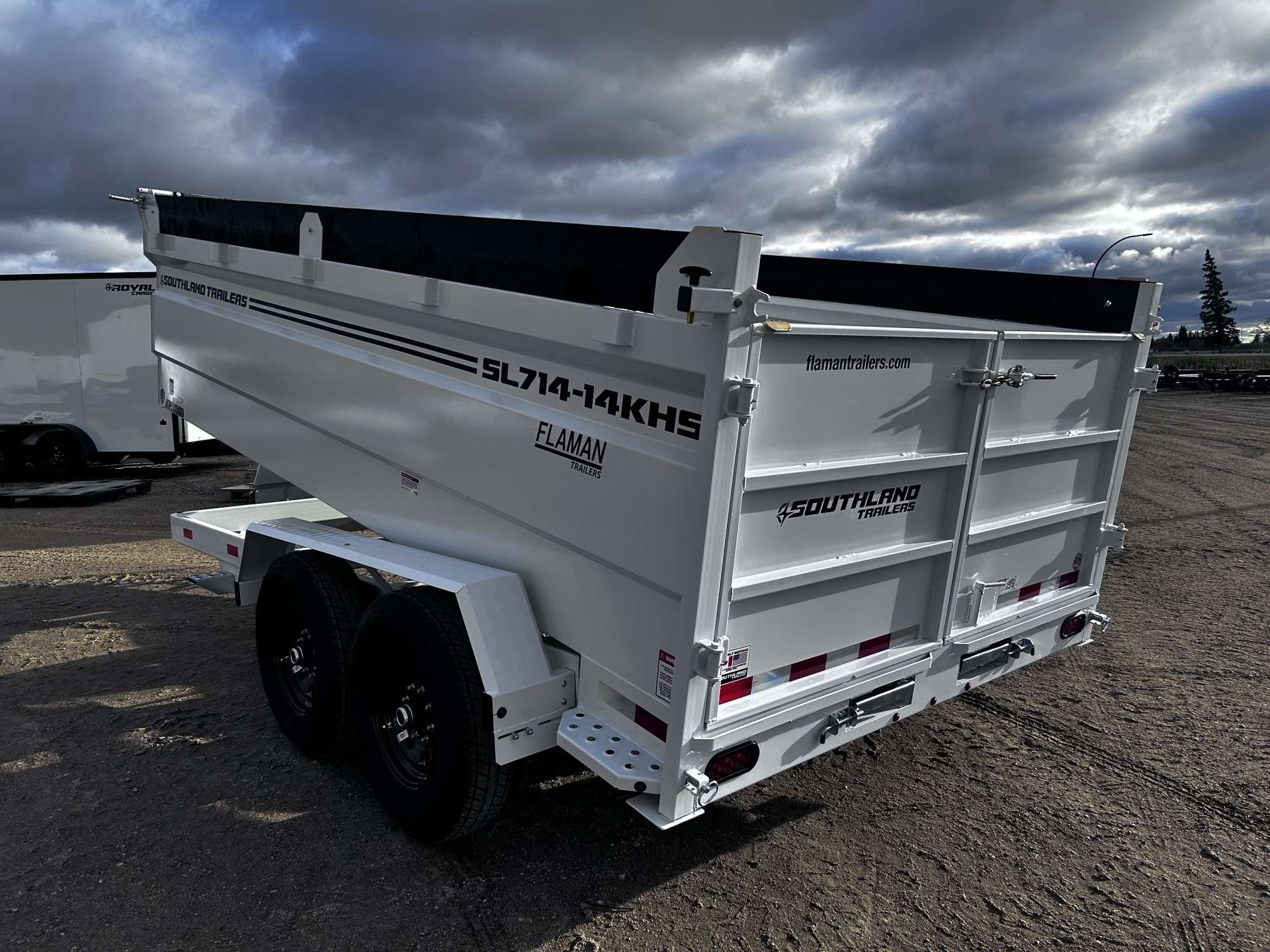 2027 Southland 7' x 14' High Side Dump Tandem 7K Trailer