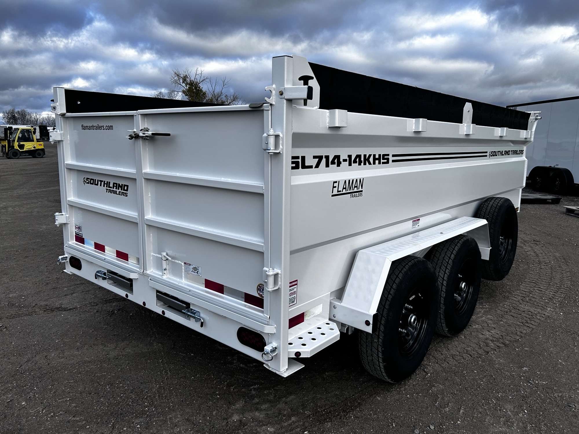 2027 Southland 7' x 14' High Side Dump Tandem 7K Trailer