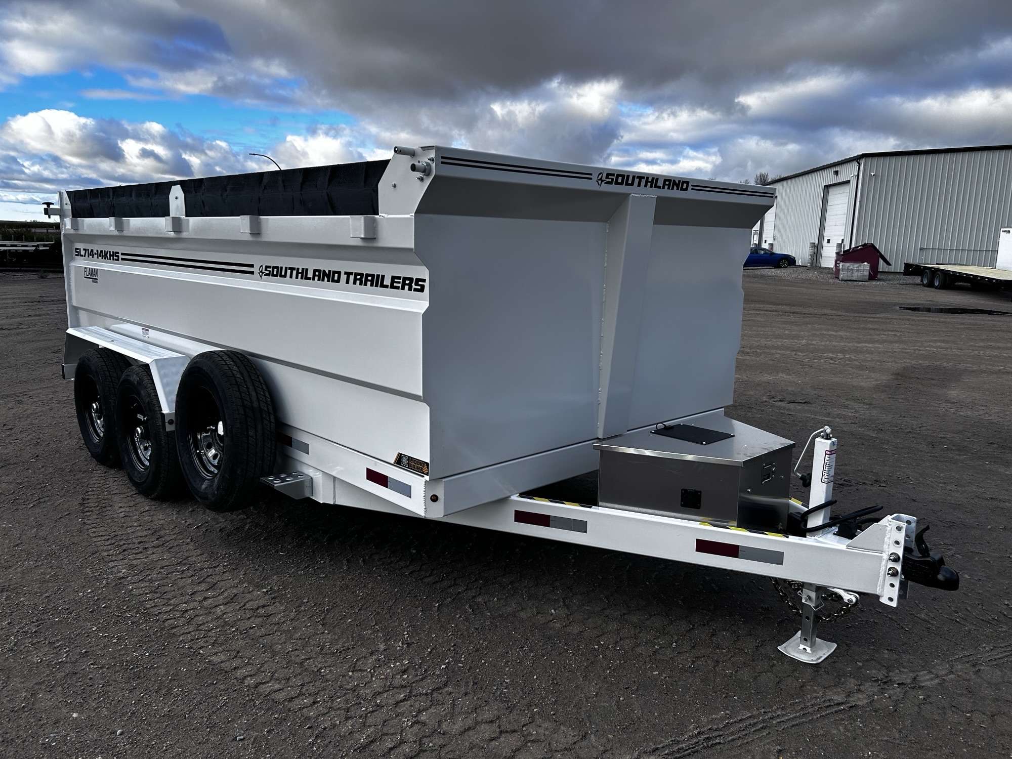 2027 Southland 7' x 14' High Side Dump Tandem 7K Trailer