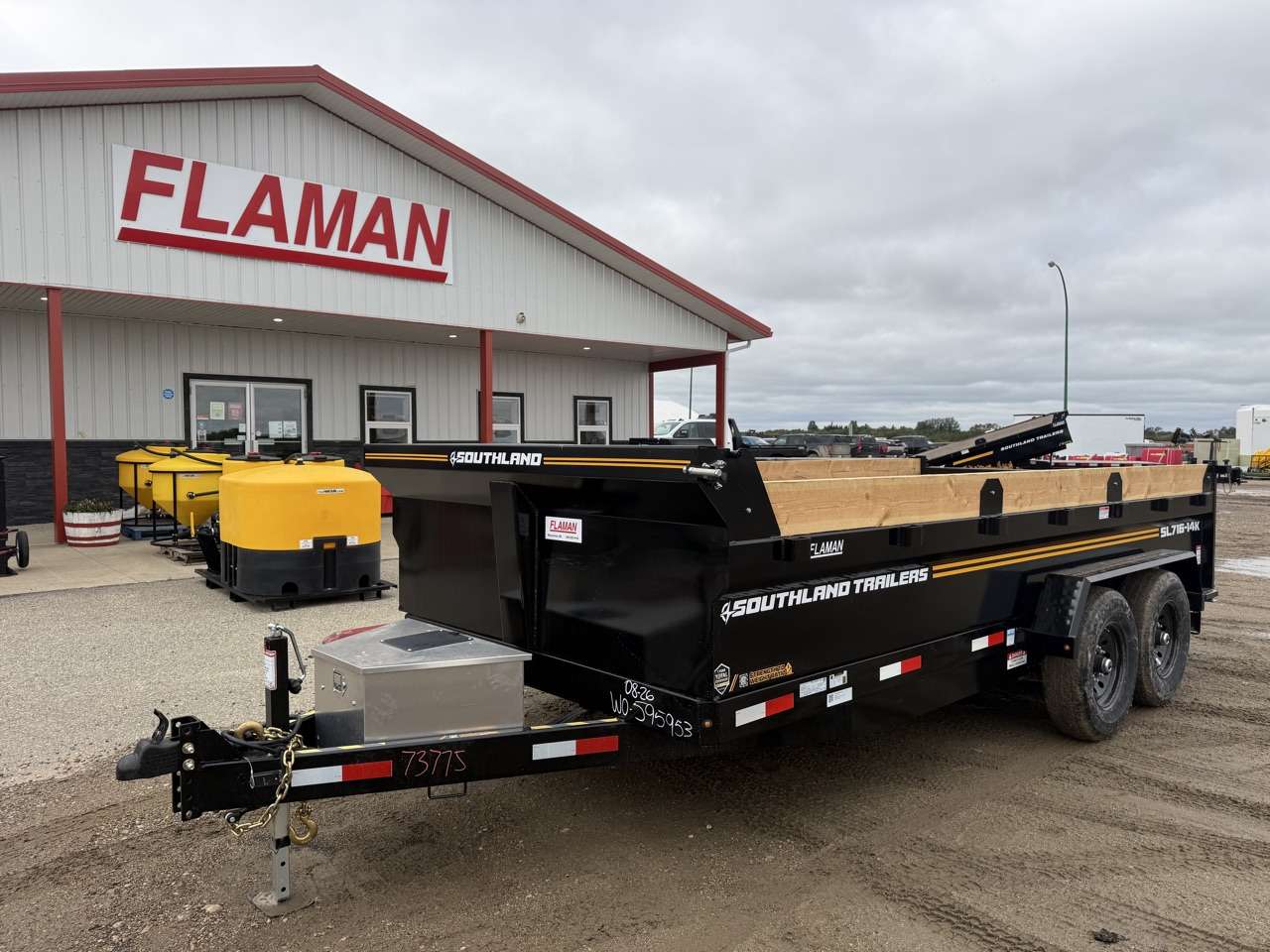 2027 Southland 7' x 16' Dump Tandem 7K Trailer