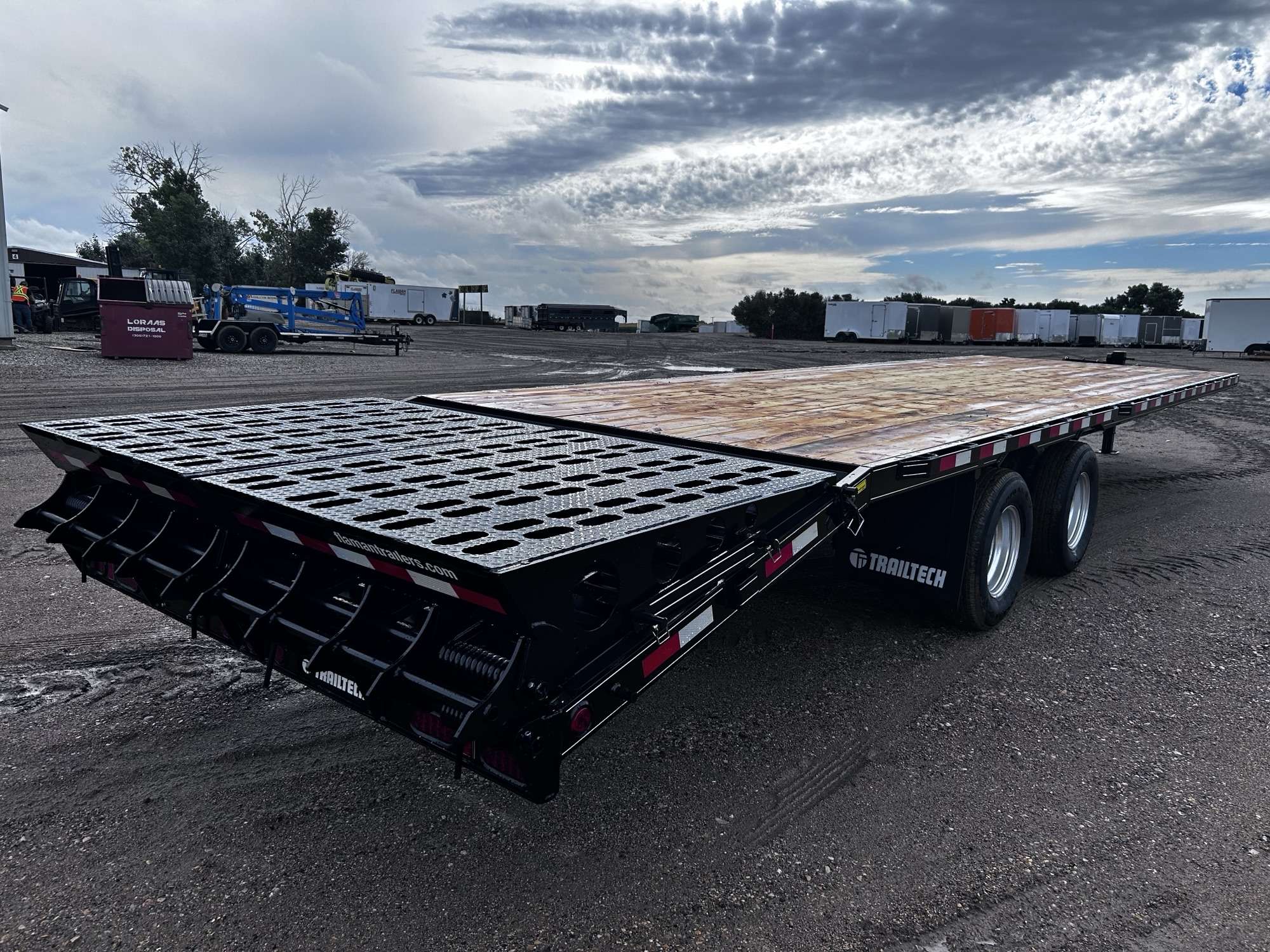 2027 Trailtech 24'+5' BT Pintle Flat Deck Tandem 10K Trailer