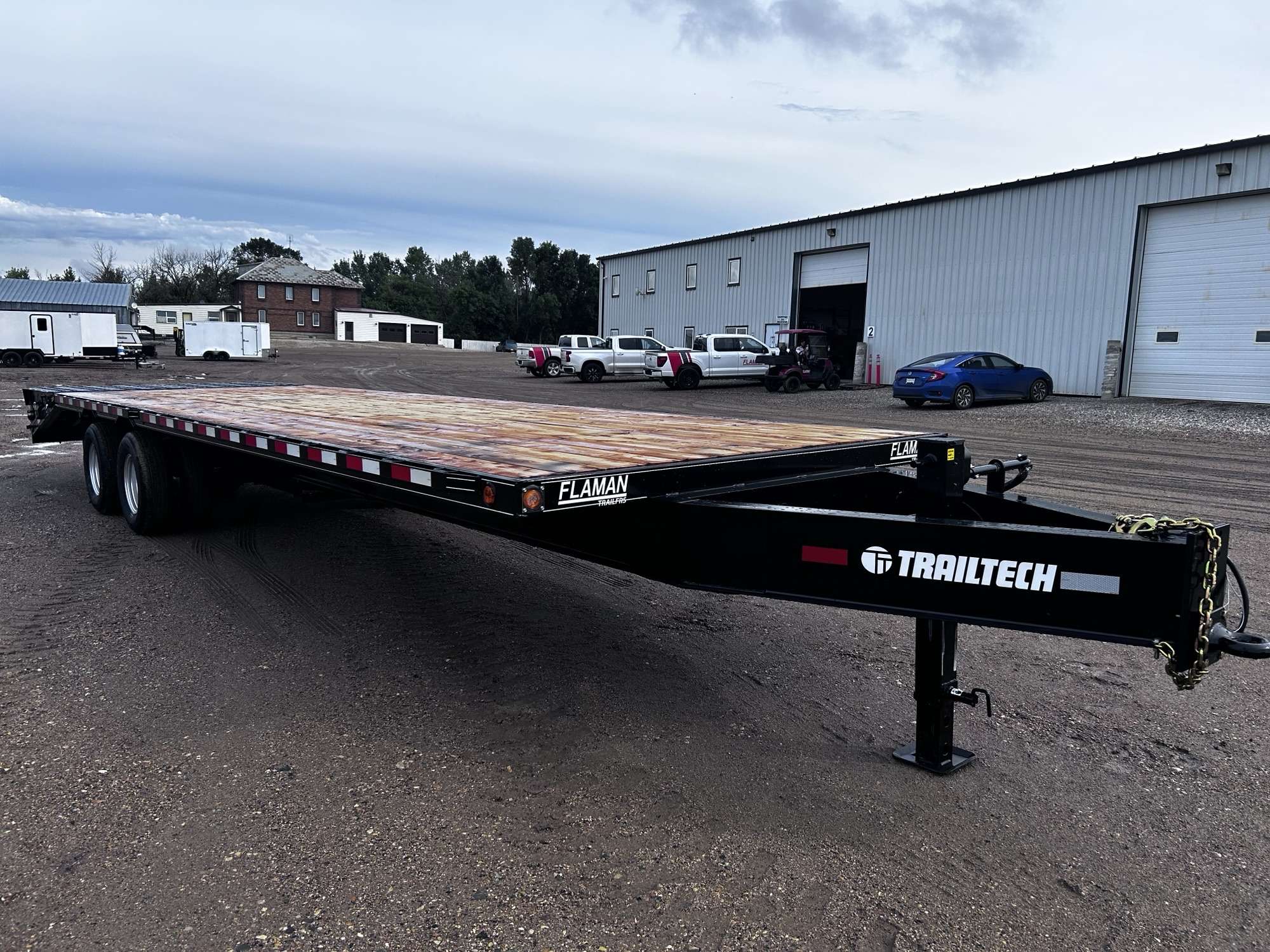 2027 Trailtech 24'+5' BT Pintle Flat Deck Tandem 10K Trailer