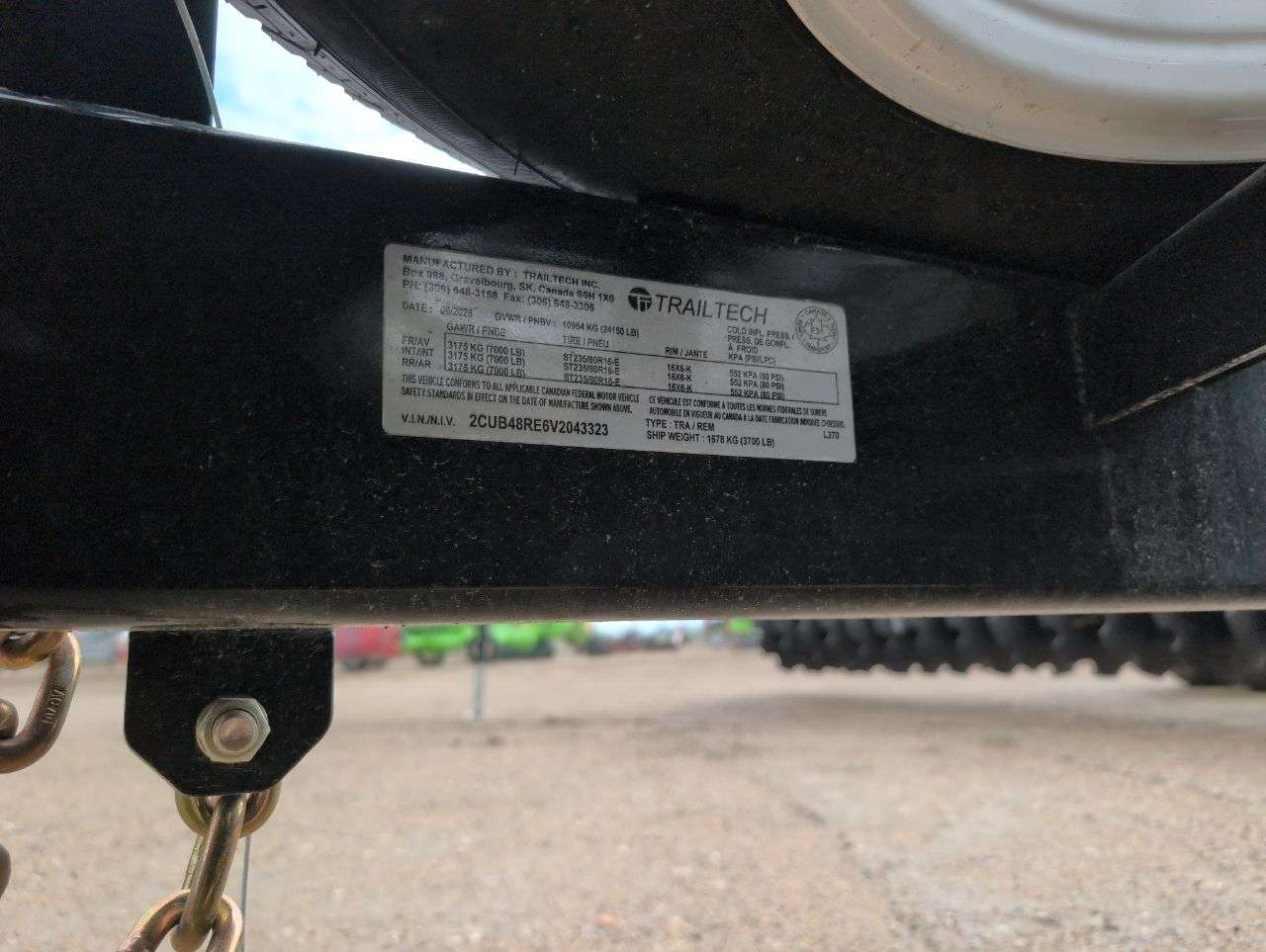 2027 Trailtech 24' (8'S+16'T) Partial Tilt Triple 7K Trailer